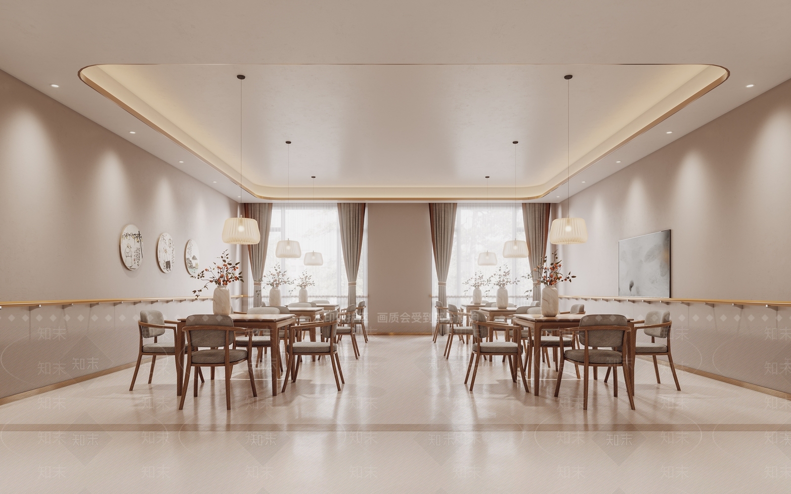 现代养老院3D模型下载【ID:1122404762】