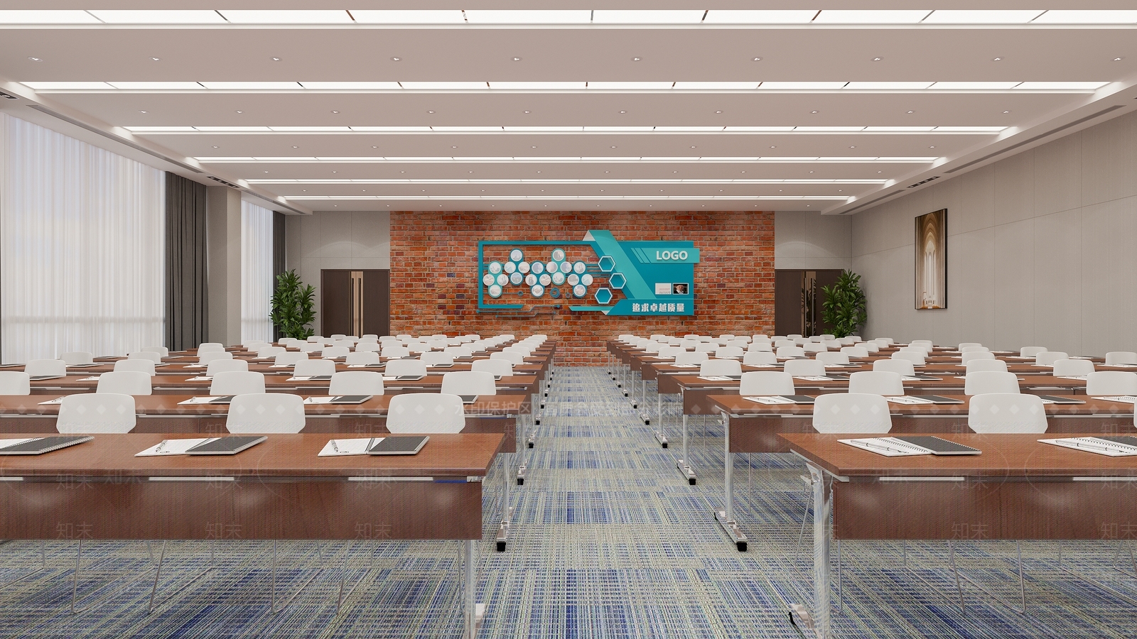 现代报告厅3D模型下载【ID:1122434693】