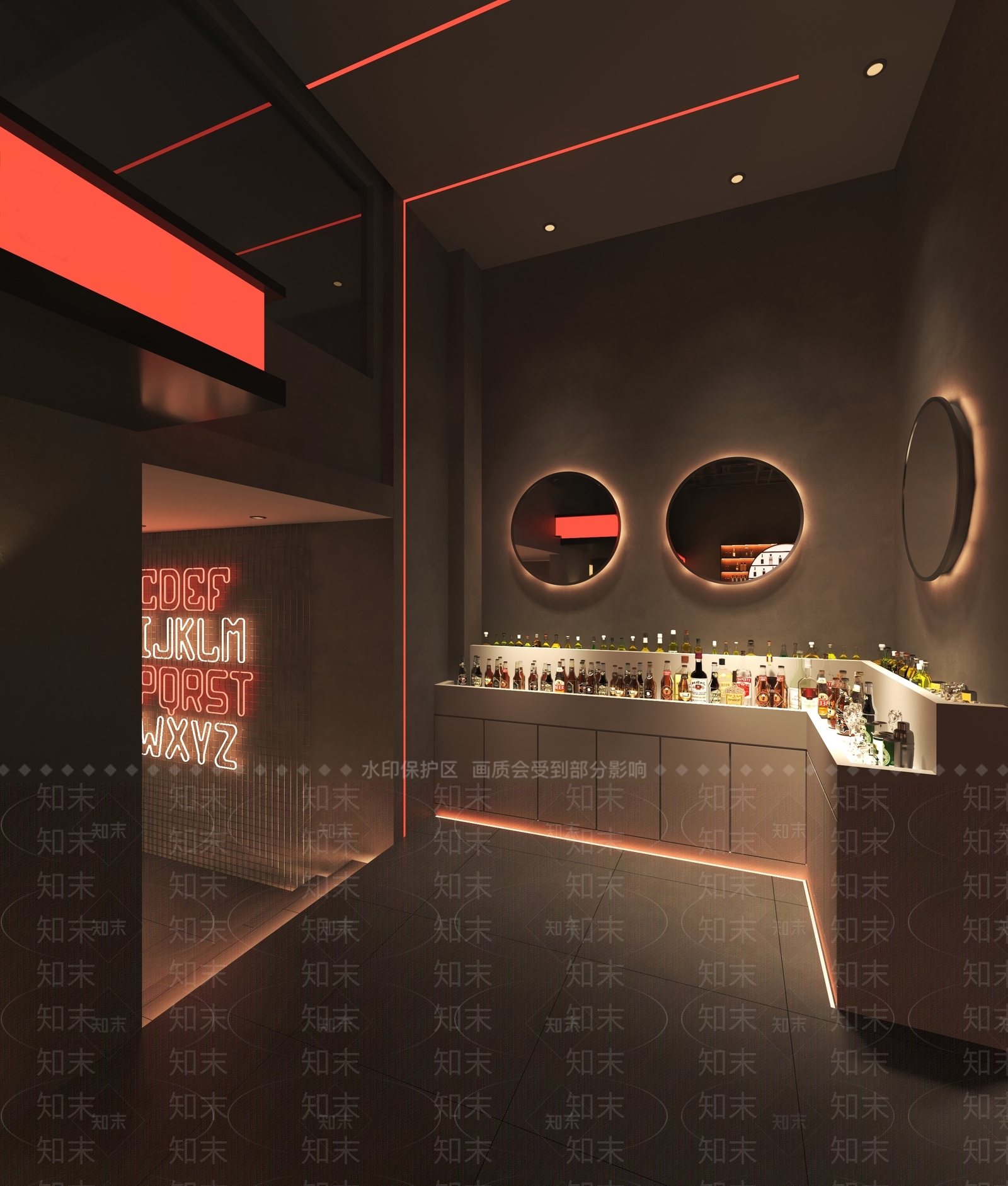 日式烧烤店3D模型下载【ID:1122439418】