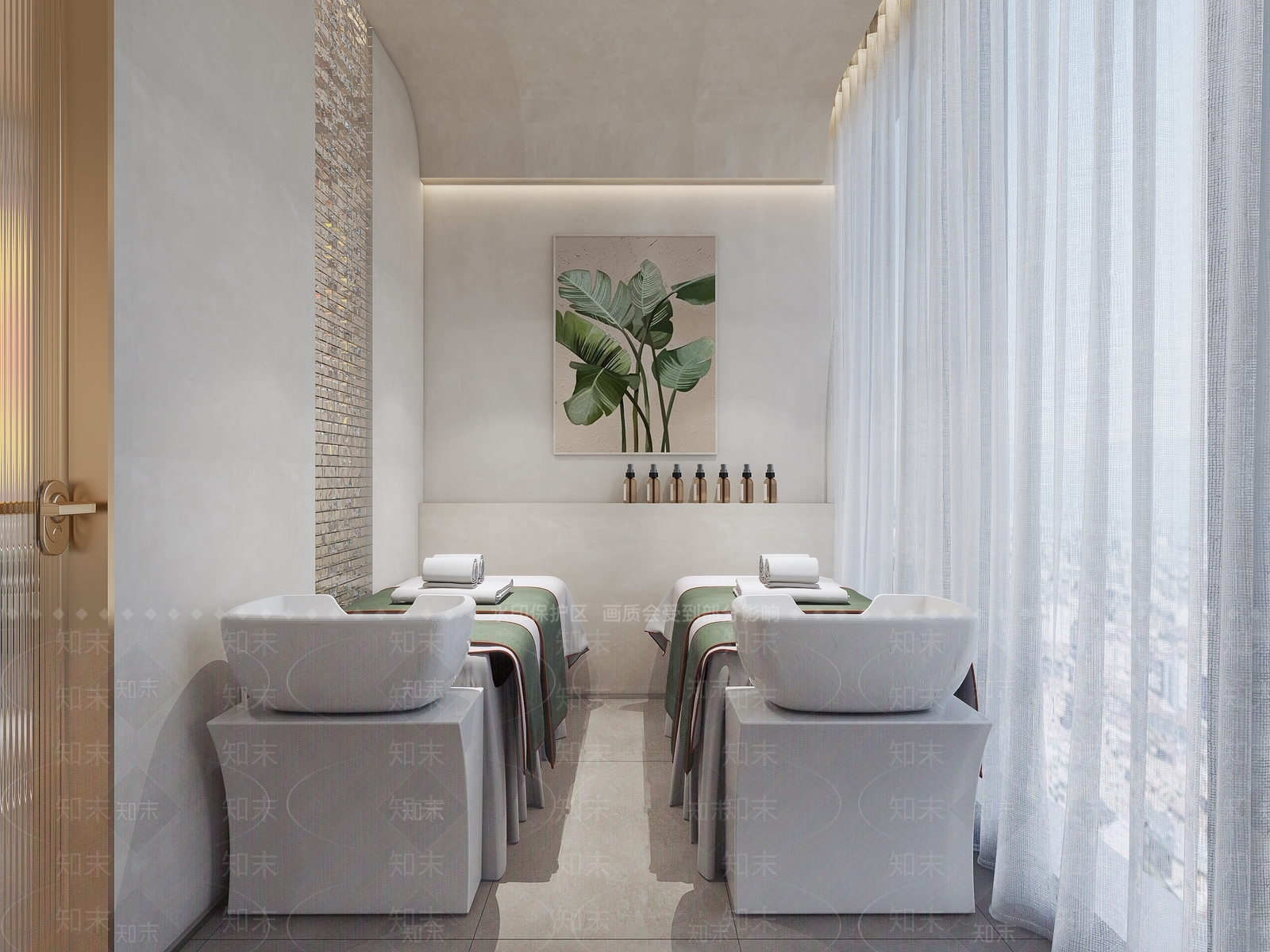 现代美发店3D模型下载【ID:1122445108】