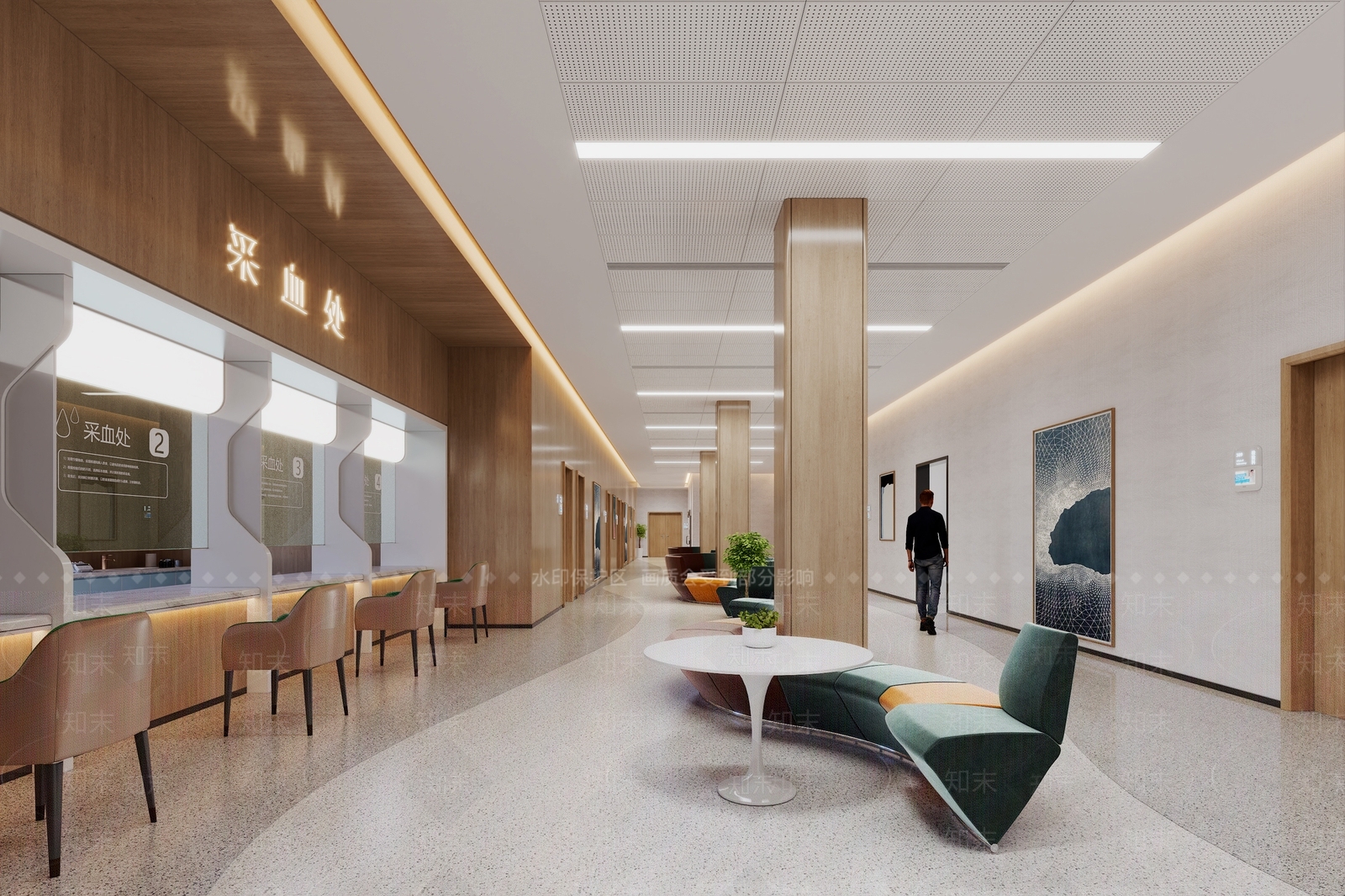 现代采血中心3D模型下载【ID:1122449290】