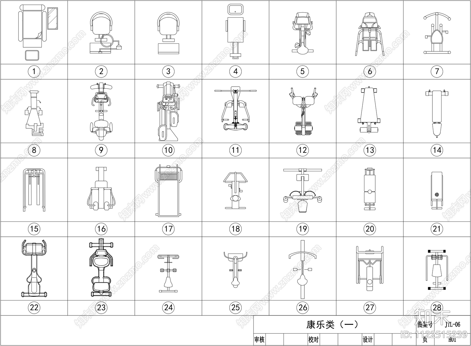 金螳螂厨房设备灯具cad施工图下载【ID:1122515239】