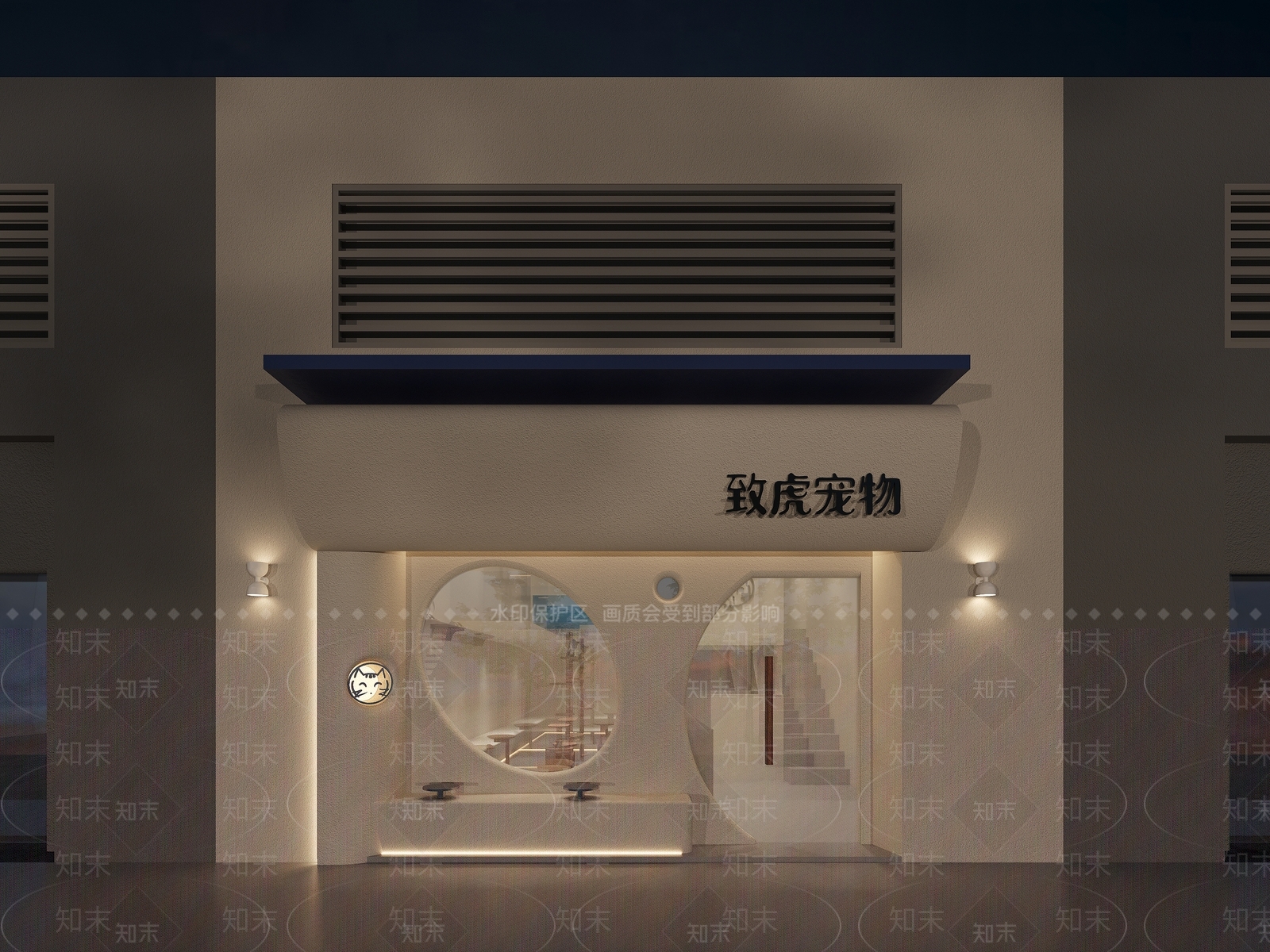 现代宠物店3D模型下载【ID:1122525033】