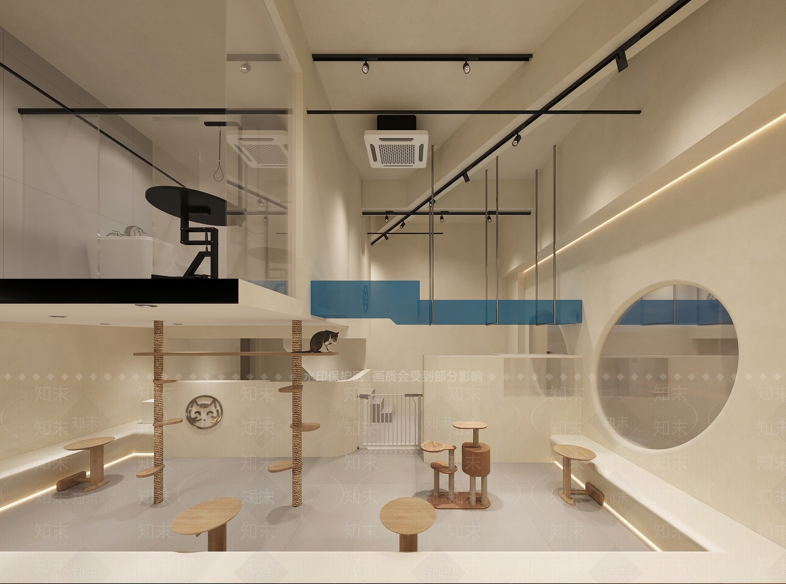 现代宠物店3D模型下载【ID:1122525033】