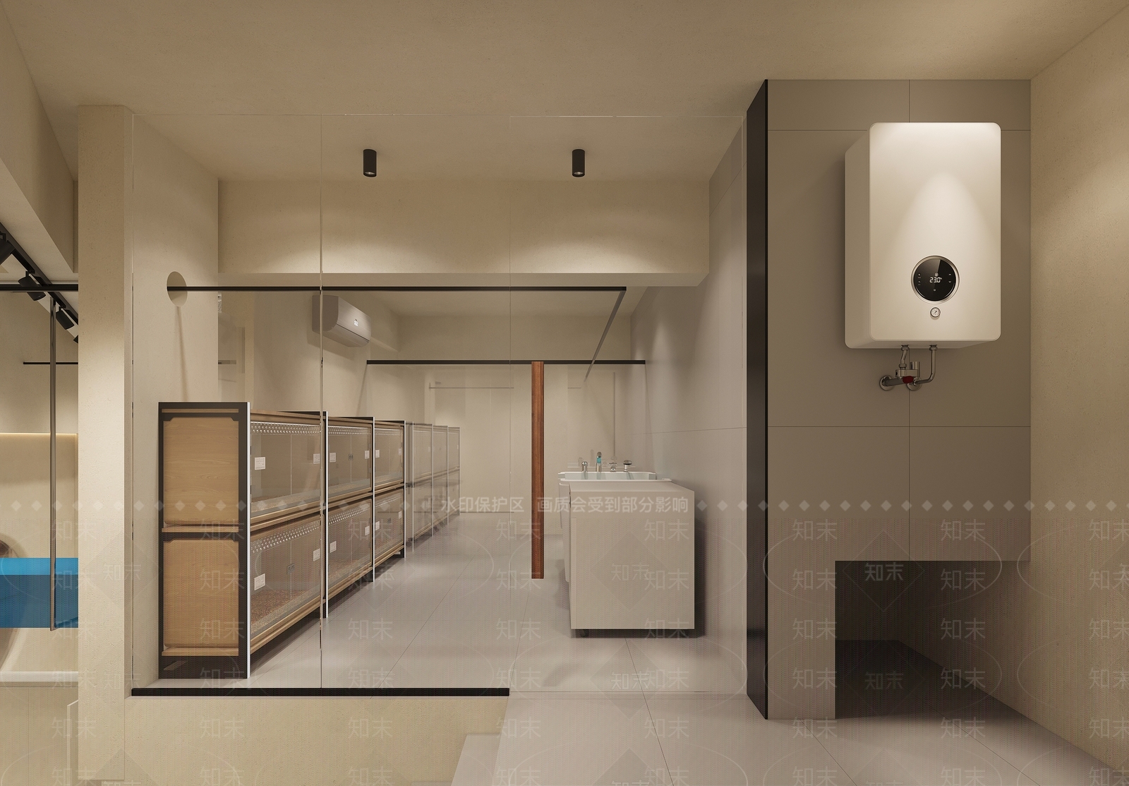 现代宠物店3D模型下载【ID:1122525033】