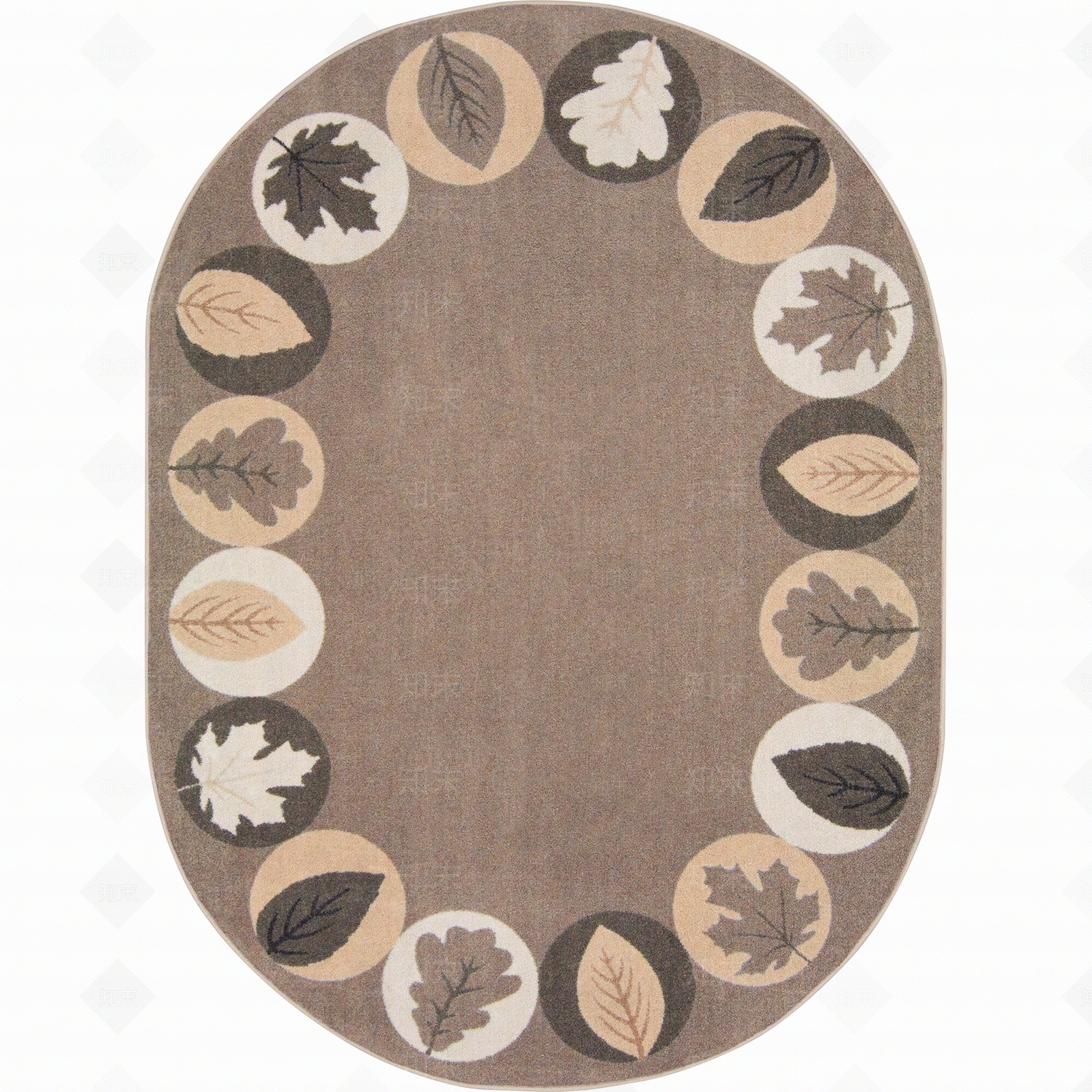 灰色素雅儿童地毯贴图下载【ID:1122527577】