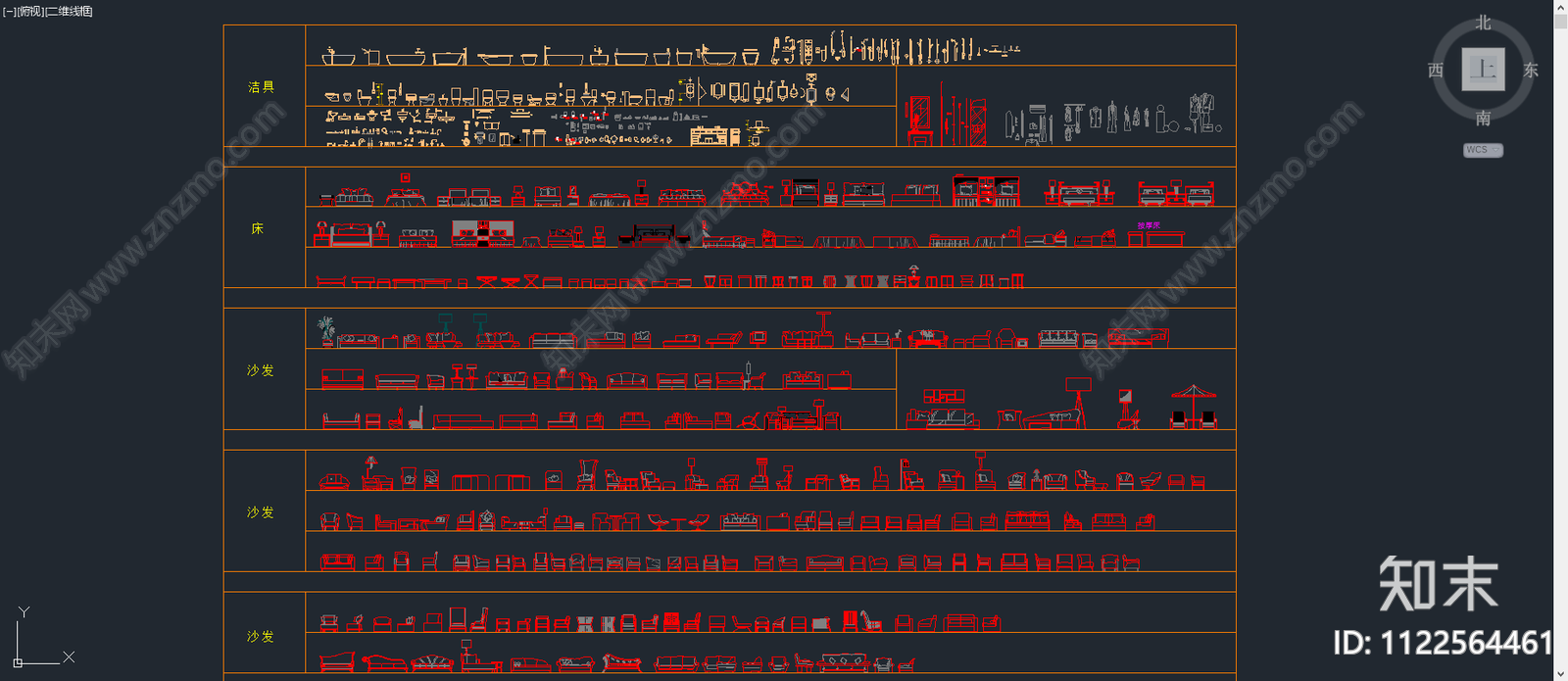 CDD平面图块cad施工图下载【ID:1122564461】