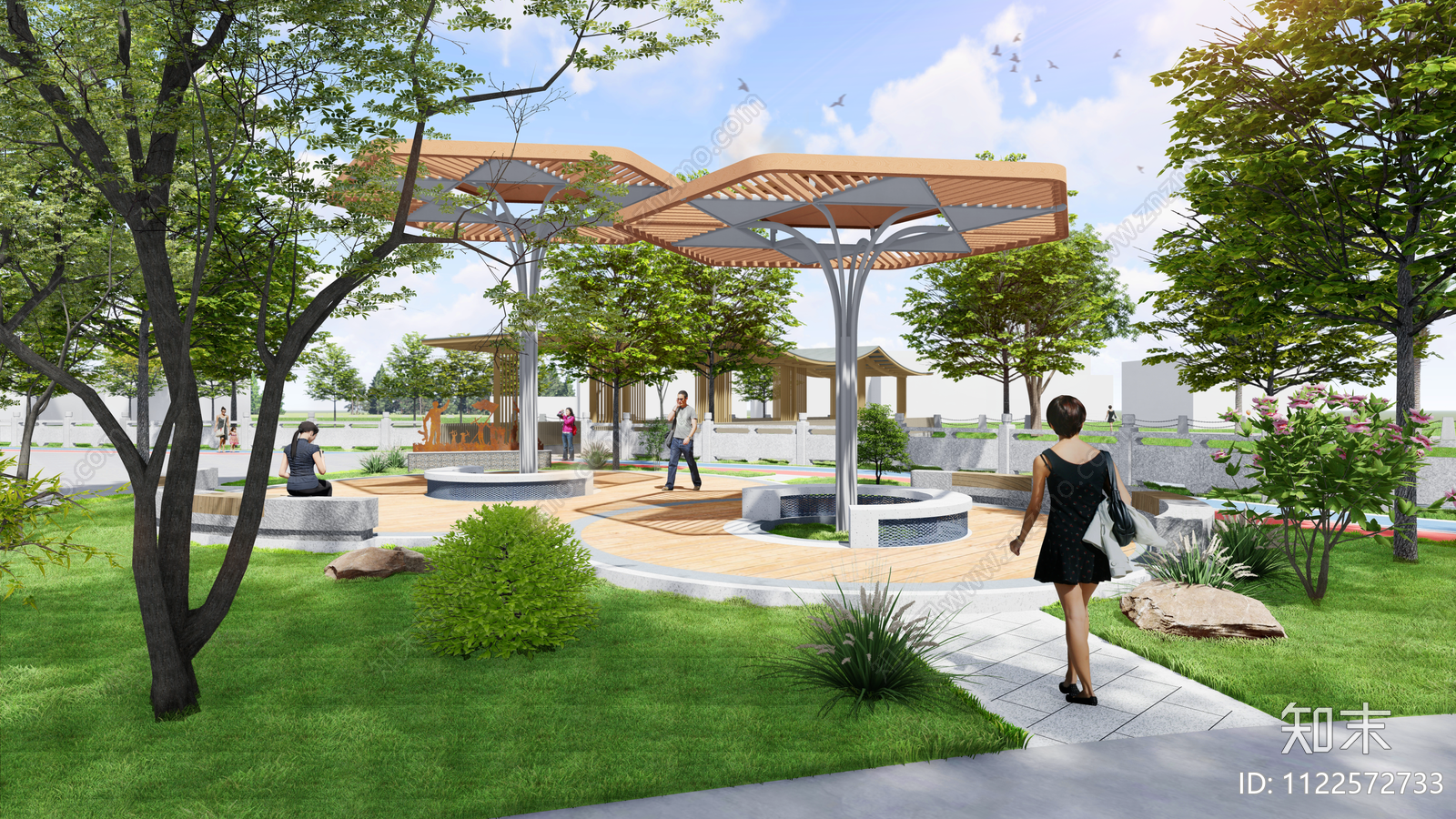 特色亭详图施工图下载【ID:1122572733】