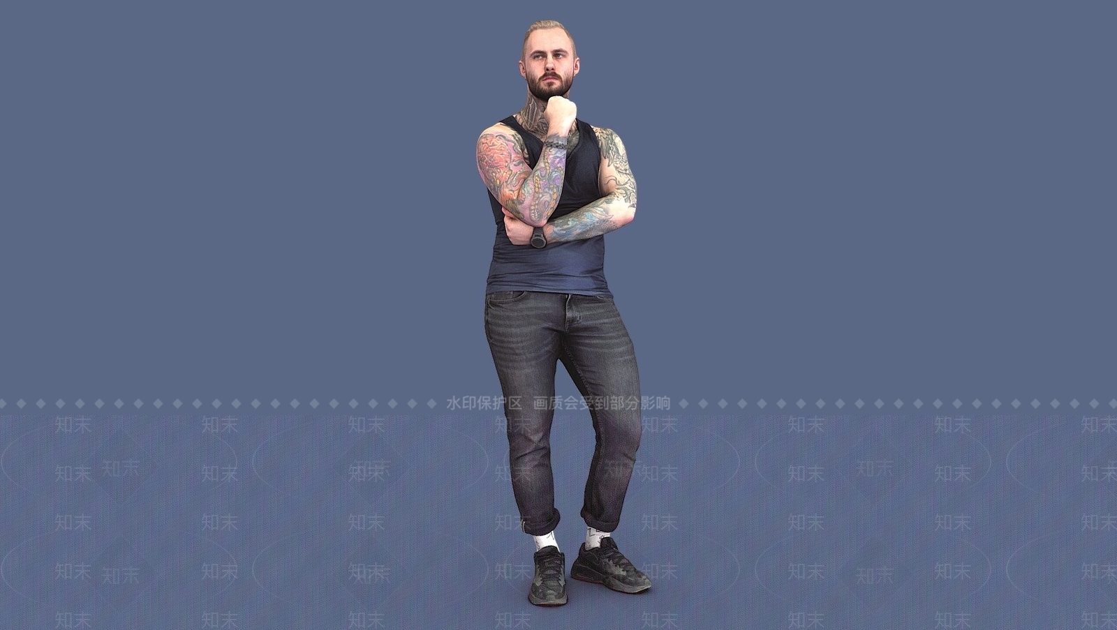 男人SU模型下载【ID:1122577732】