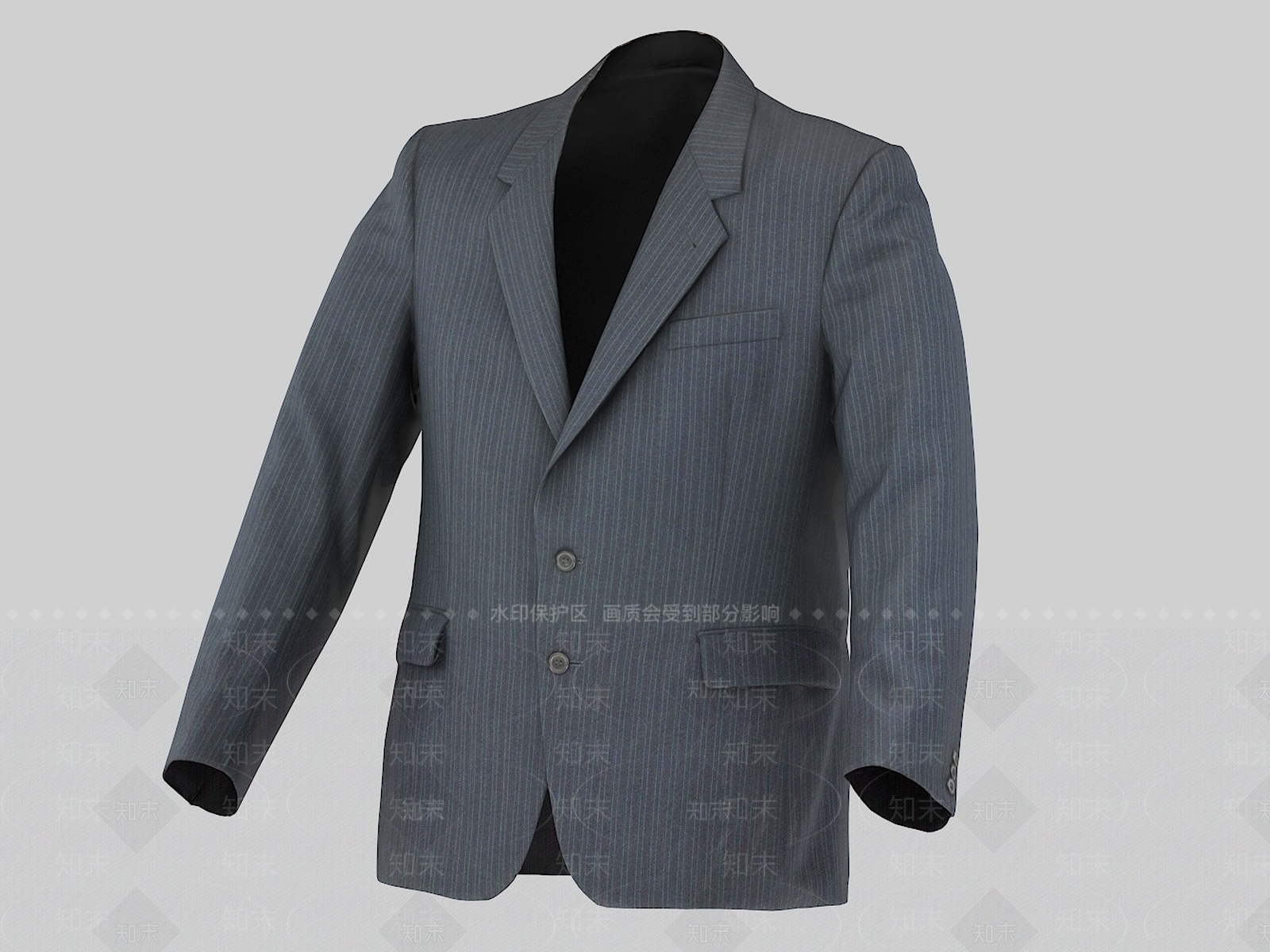 西装西服SU模型下载【ID:1122578374】