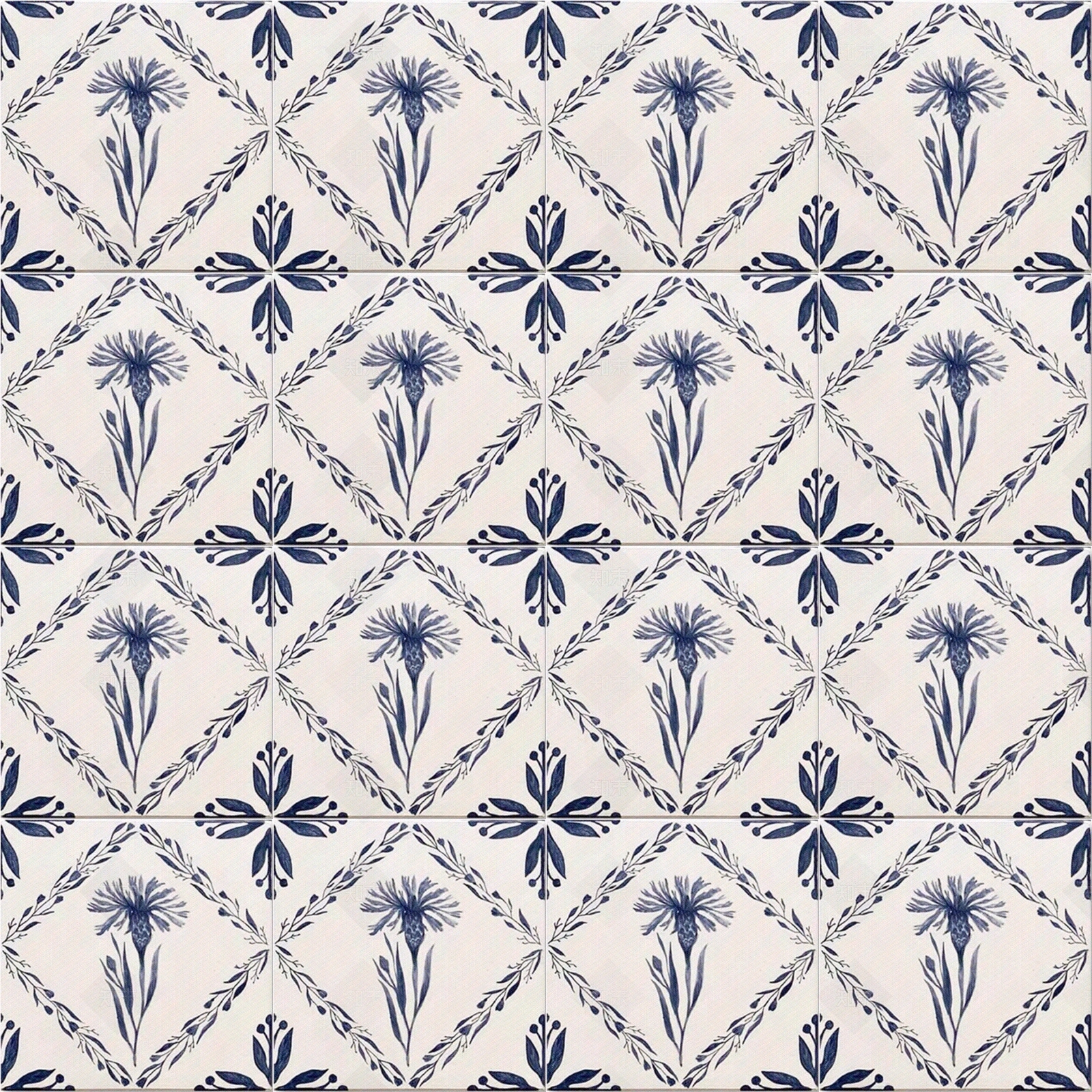 新中式拼花瓷砖贴图下载【ID:1122609933】