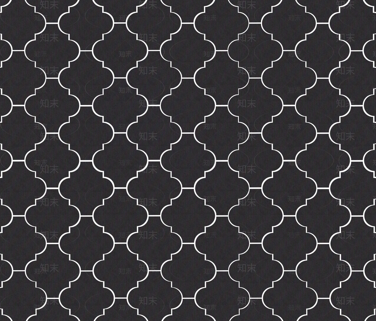 黑色灯笼图形平铺壁纸贴图下载【ID:1122639550】