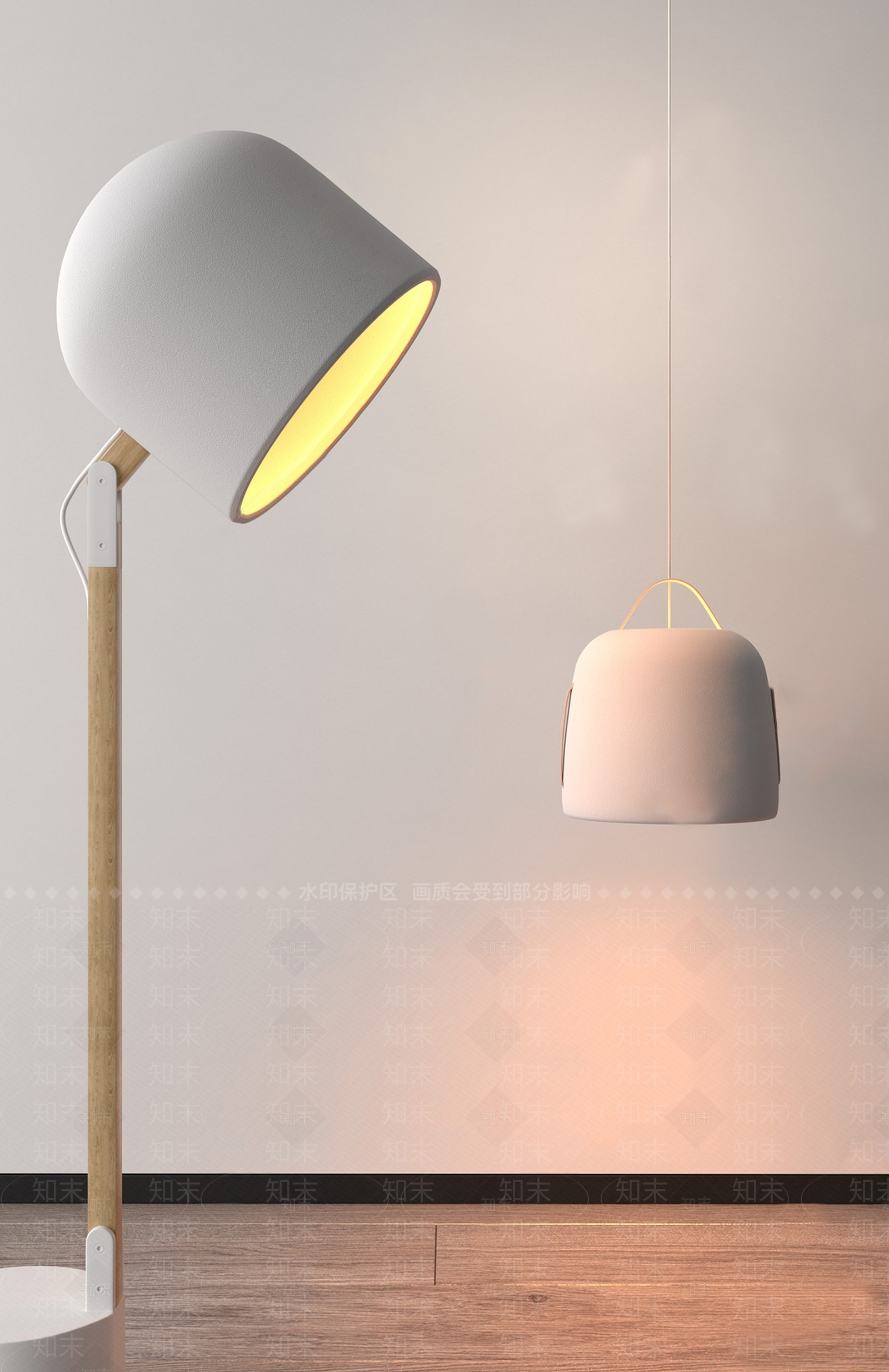 现代灯具组合SU模型下载【ID:1122659602】