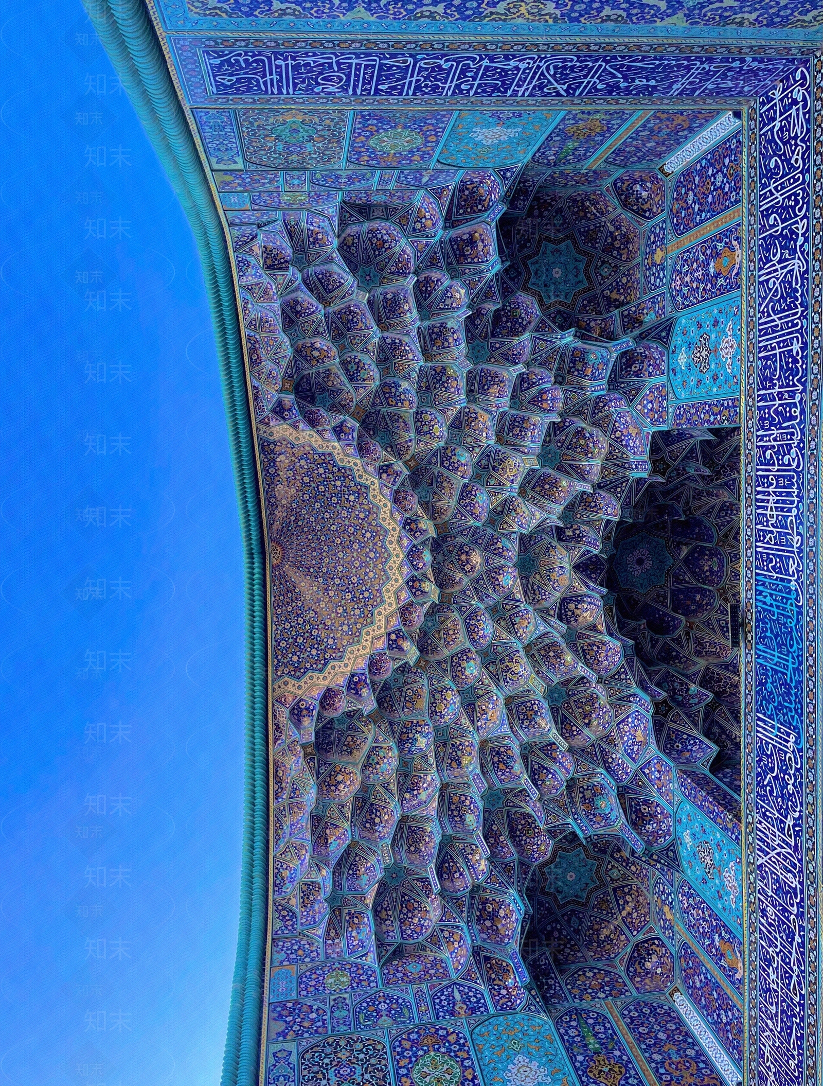 彩色穹顶装饰画贴图下载【ID:1122726153】