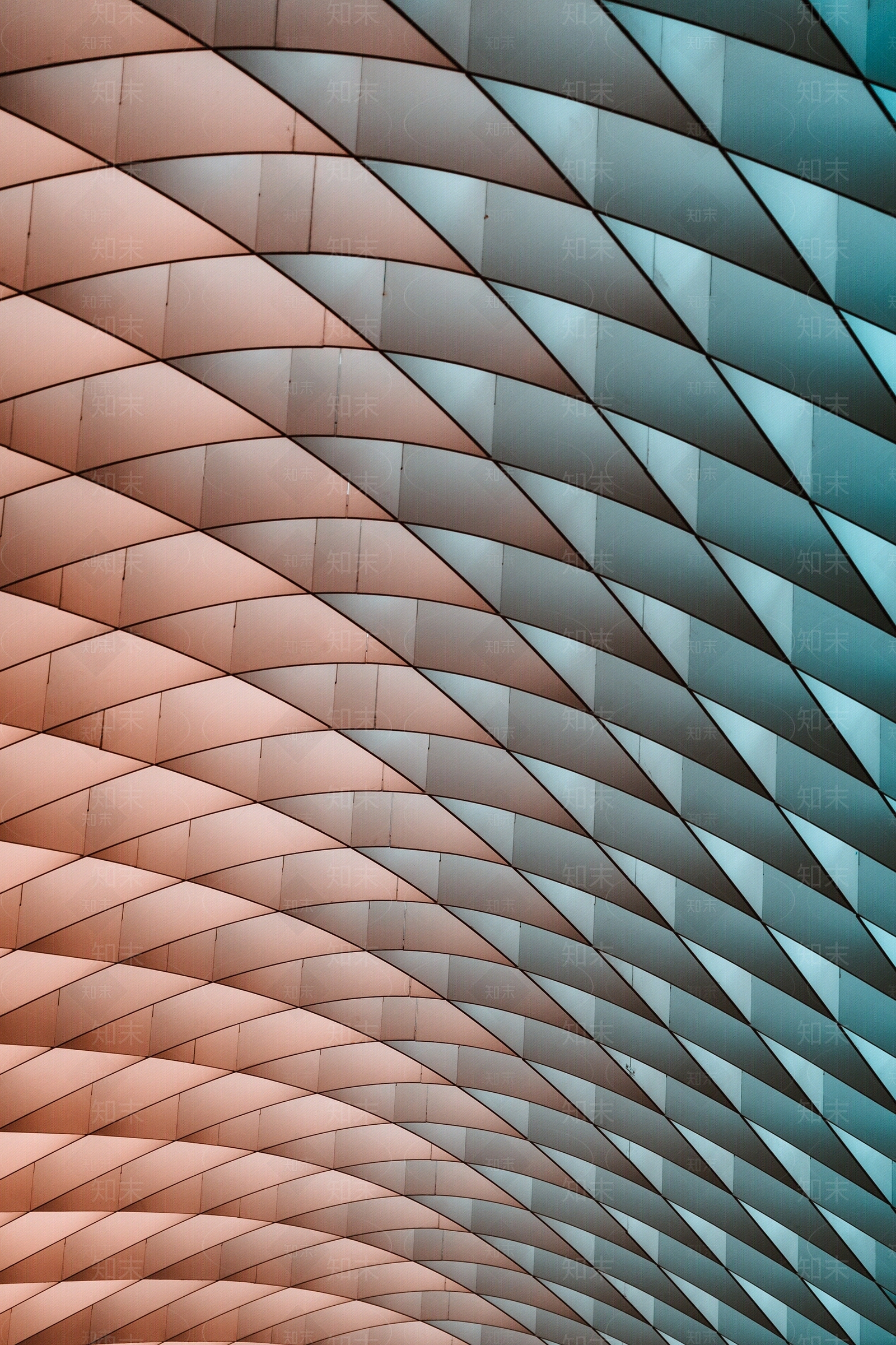 彩色几何穹顶建筑装饰画贴图下载【ID:1122660173】