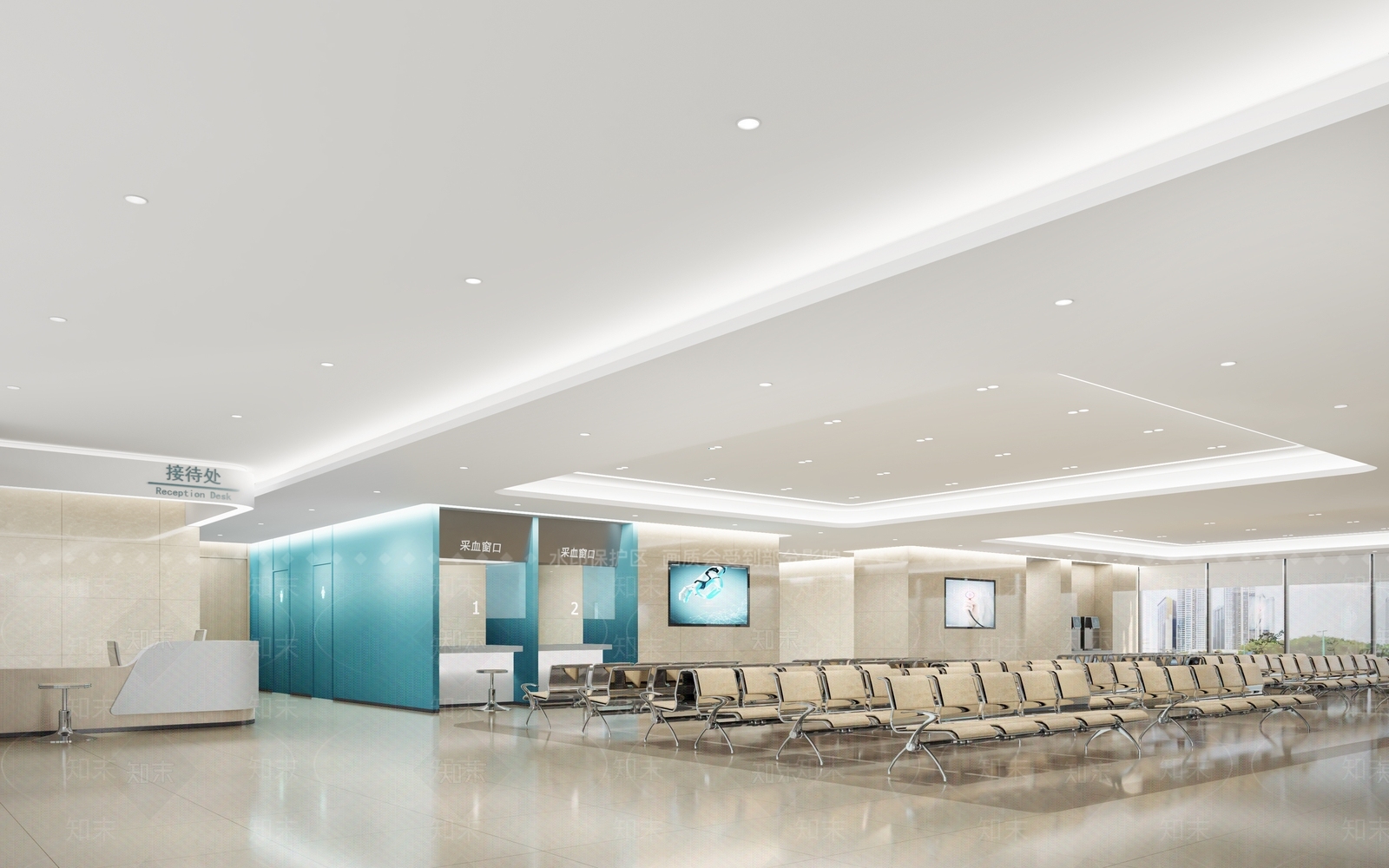 现代候诊区SU模型下载【ID:1122680973】