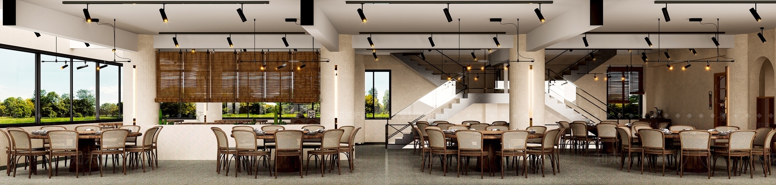 现代茶餐厅3D模型下载【ID:1122693699】