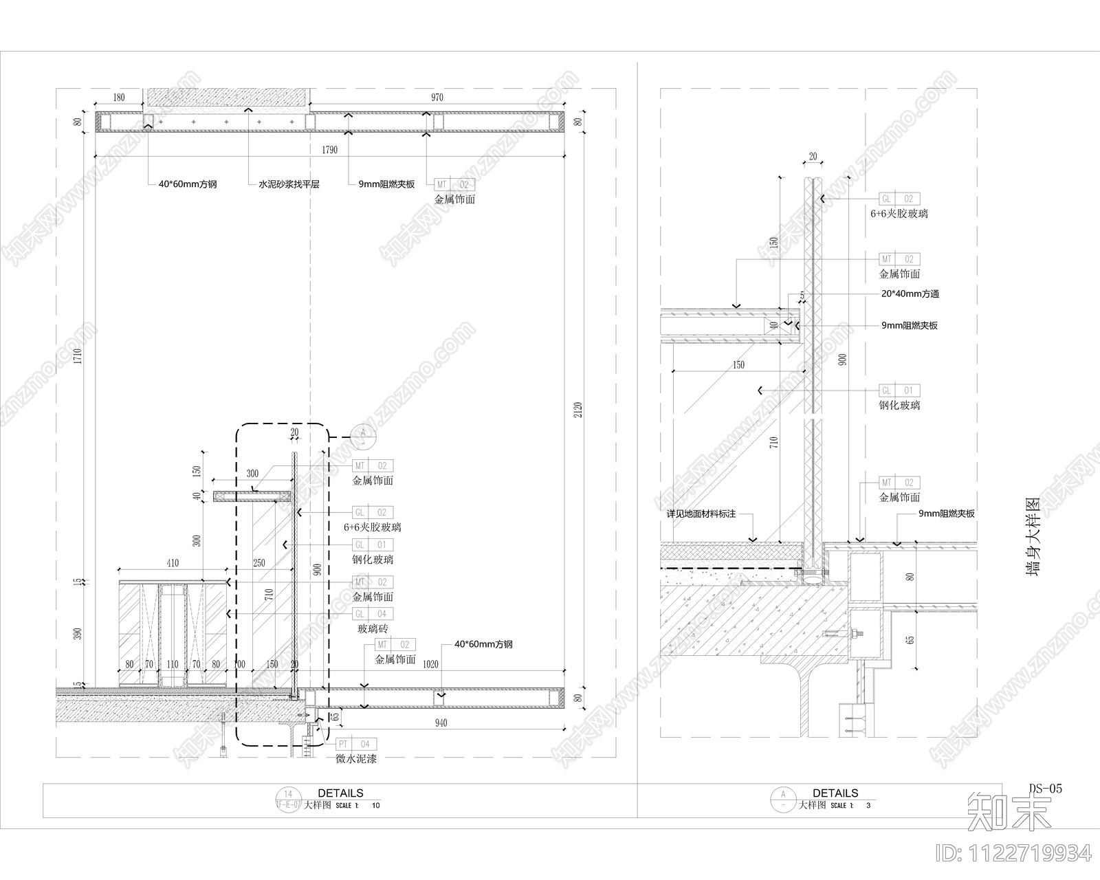 工业风现代健身房cad施工图下载【ID:1122719934】