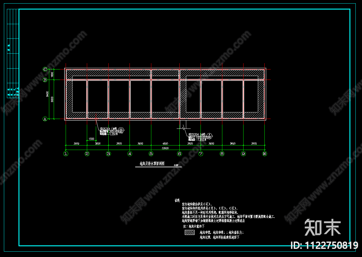 某3层办公楼砖混结构cad施工图下载【ID:1122750819】
