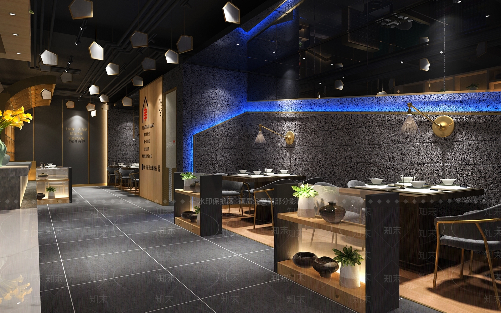 现代烧烤店3D模型下载【ID:1122844097】