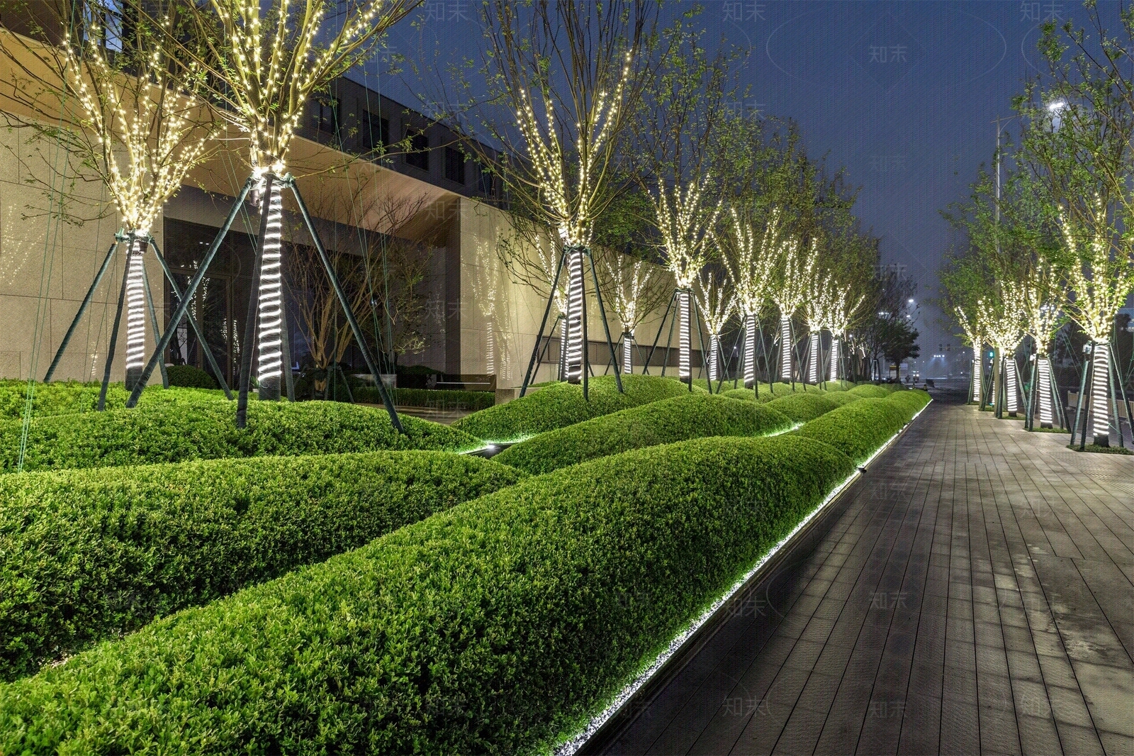 户外街道夜景贴图贴图下载【ID:1122792435】
