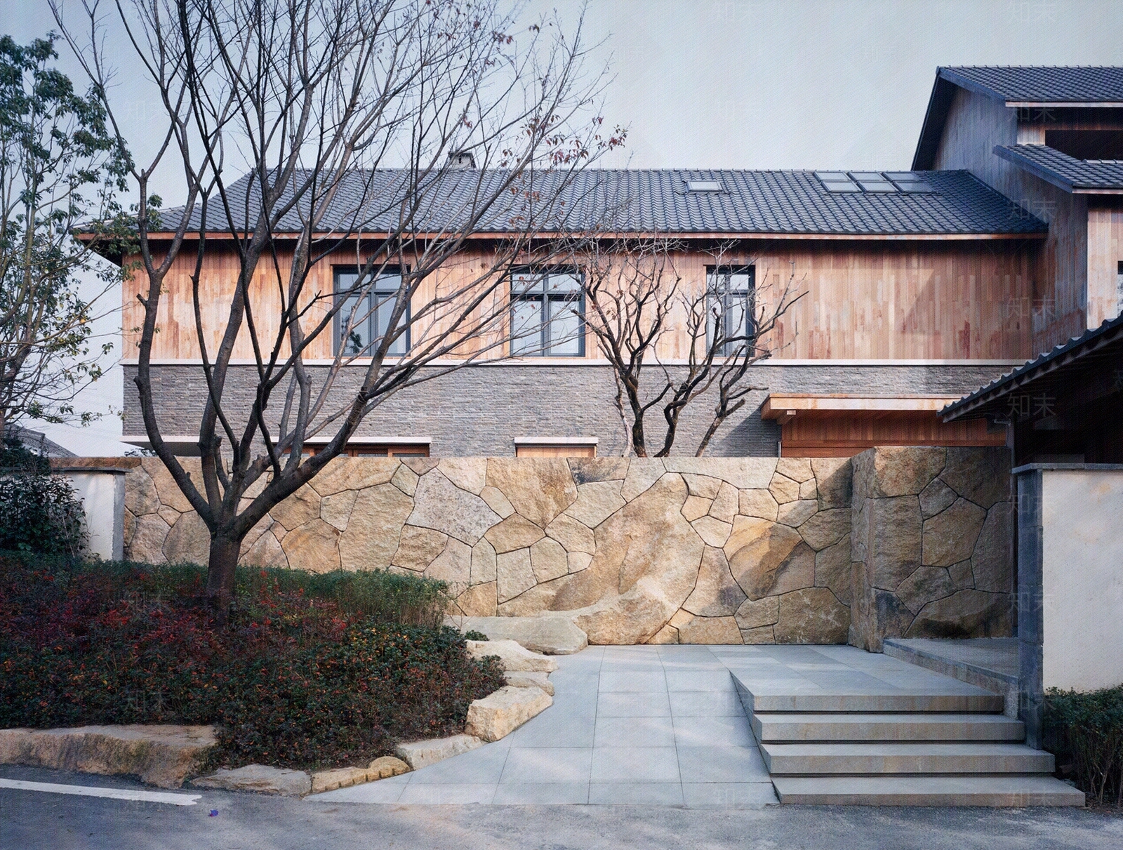 白天房屋外景街道贴图贴图下载【ID:1122792736】