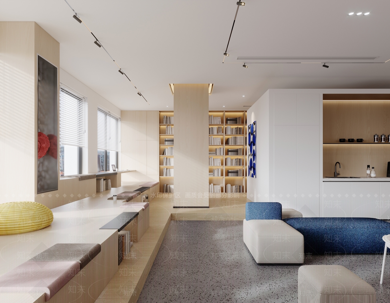 现代茶水间3D模型下载【ID:1122795415】