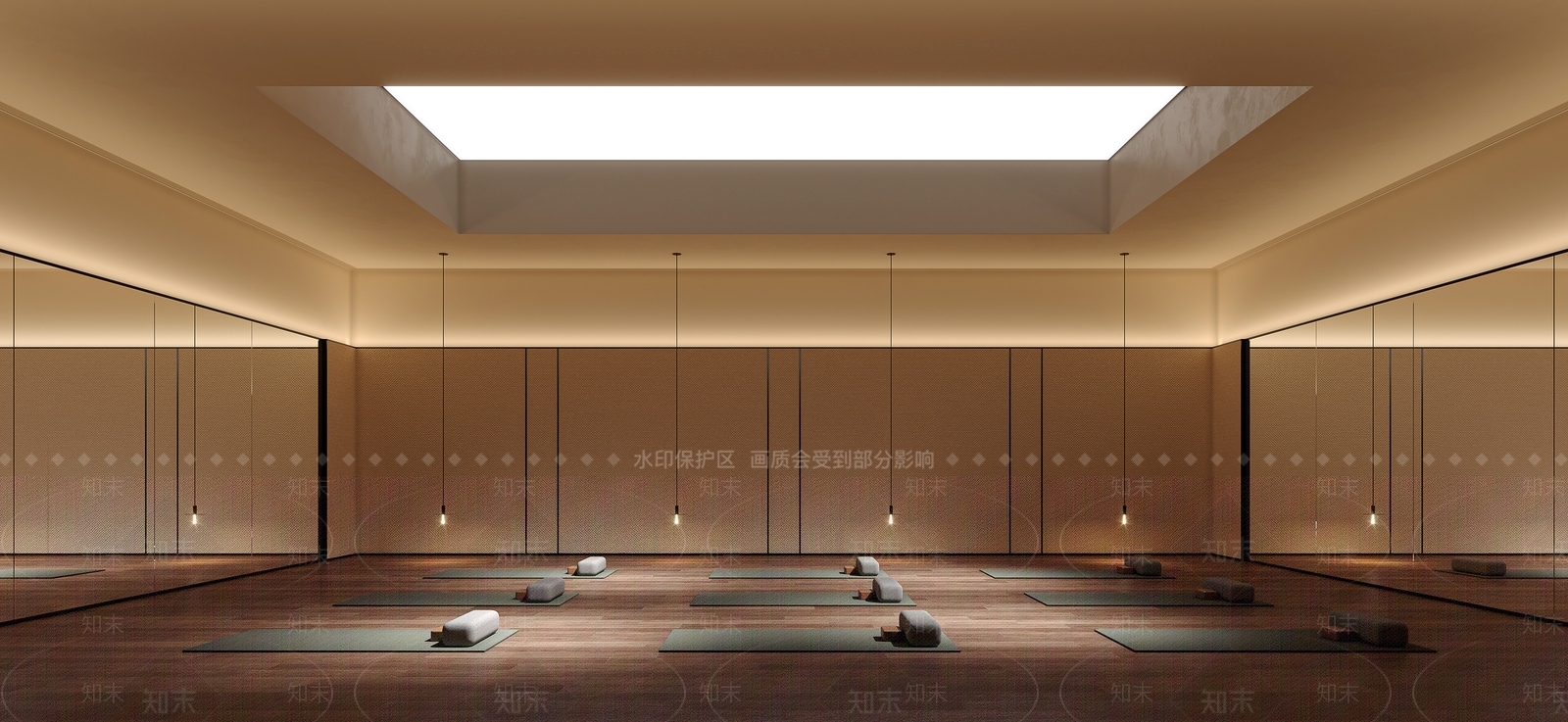 新中式瑜伽室3D模型下载【ID:1122813580】