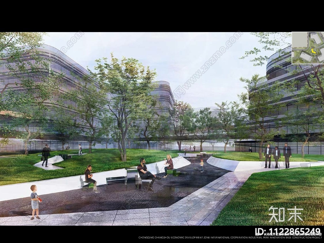 重庆长寿经开区国际合作产业园景观方案设计下载【ID:1122865249】