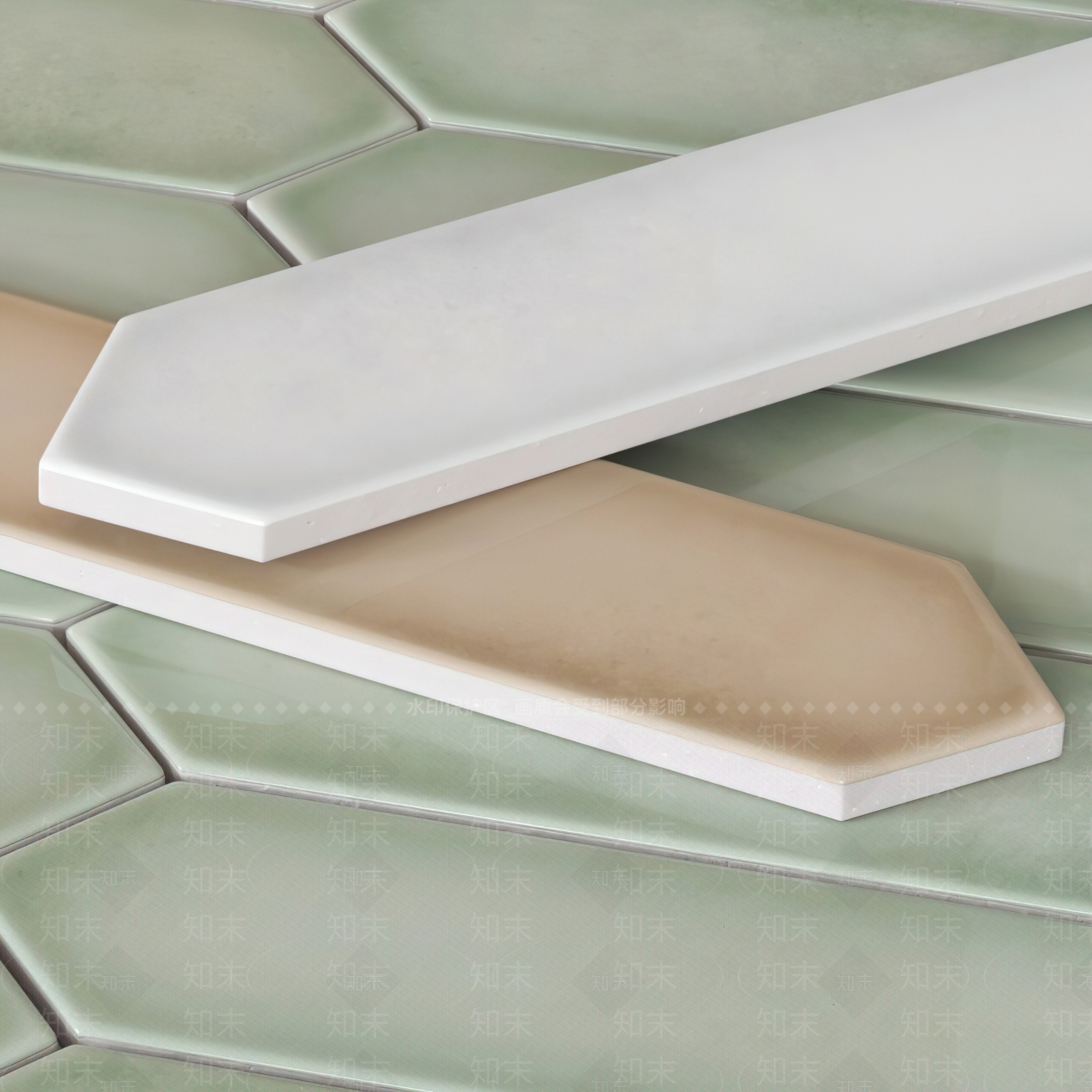 现代拼花瓷砖3D模型下载【ID:1122952268】