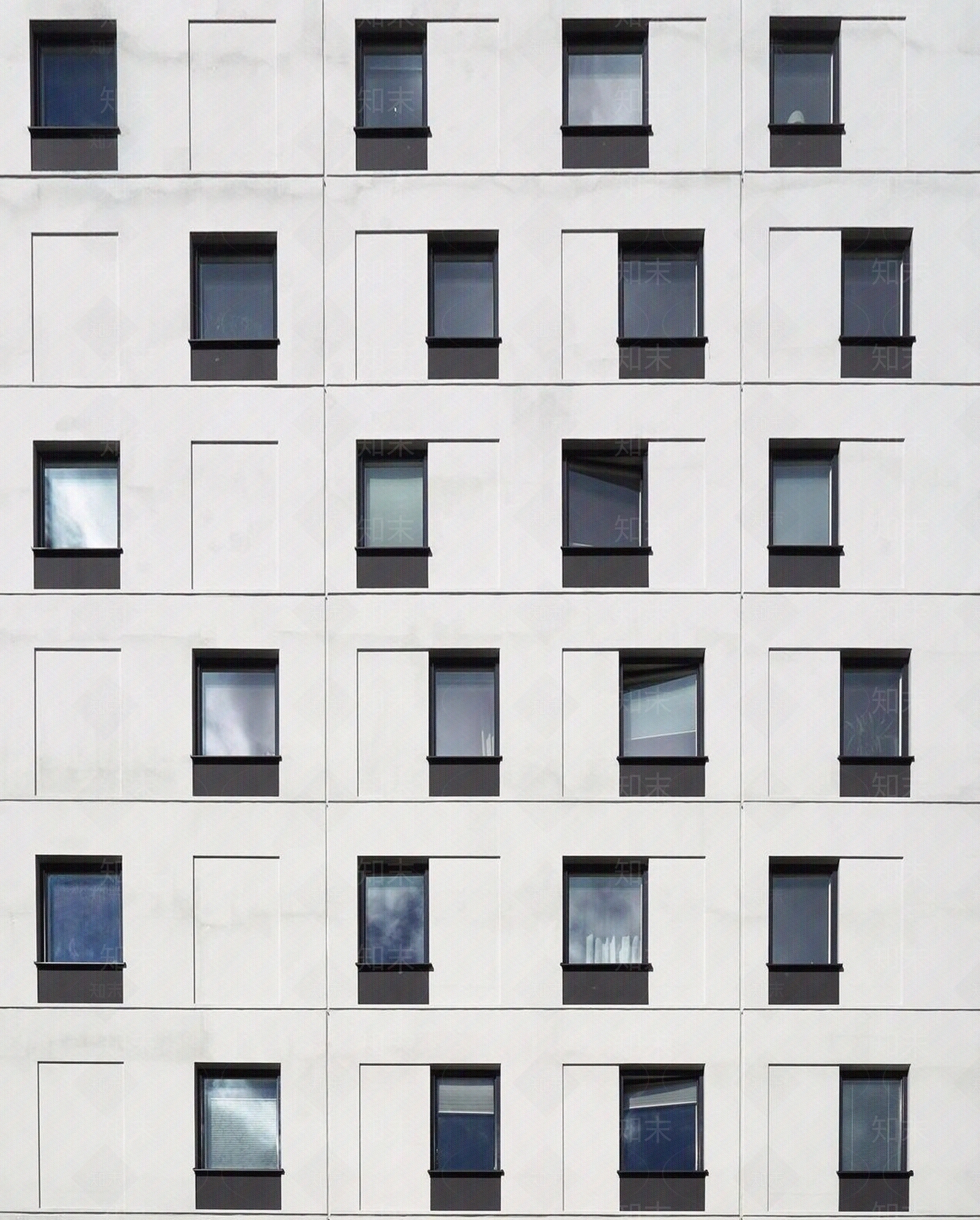 奶白色建筑立面纹理贴图下载【ID:1122954661】