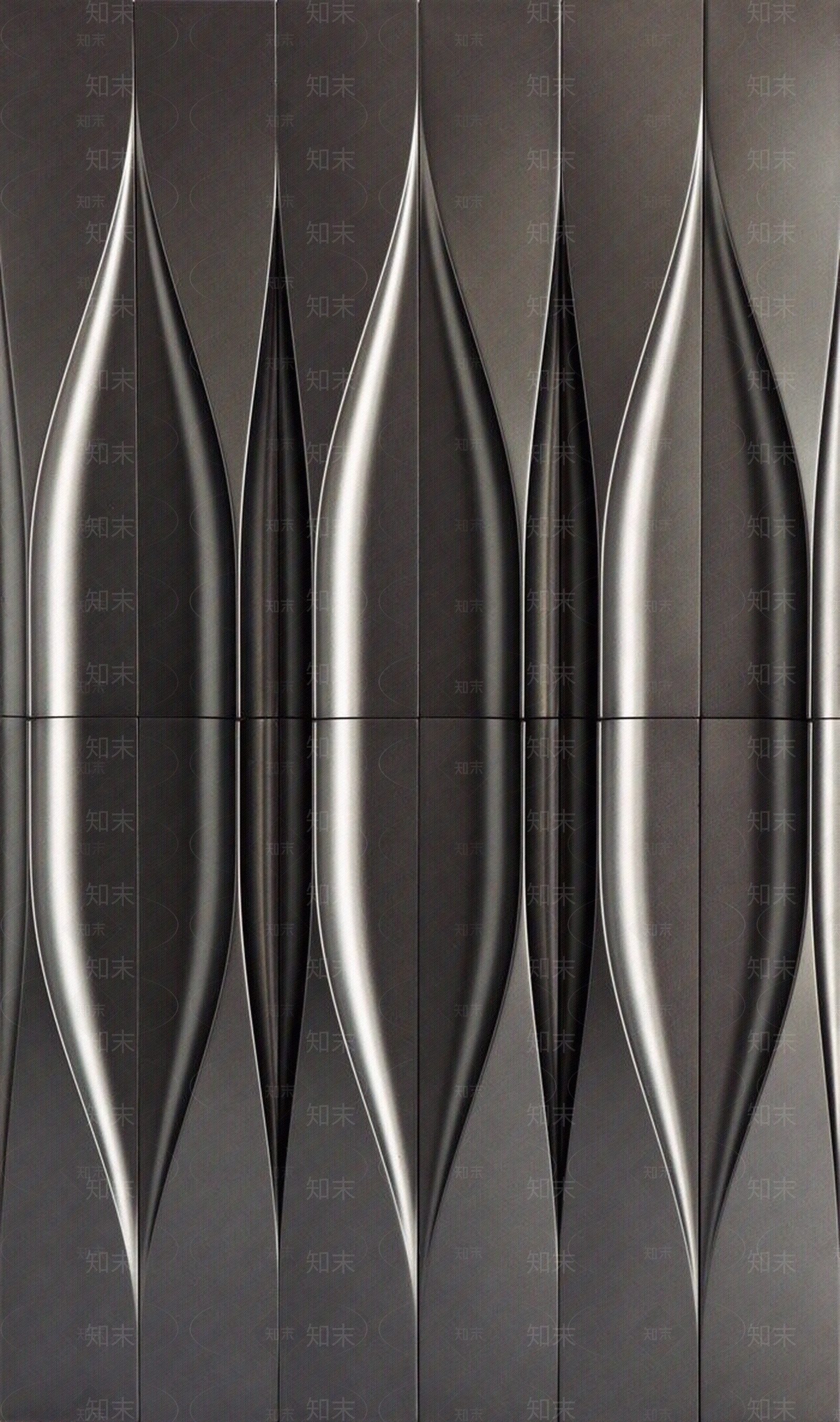 建筑立面艺术立体砖贴图下载【ID:1122954687】