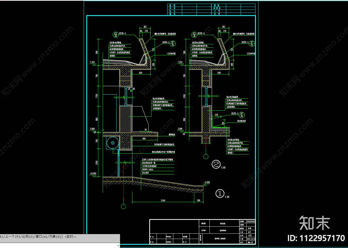 现代简约垃圾转运站建筑cad施工图下载【ID:1122957170】