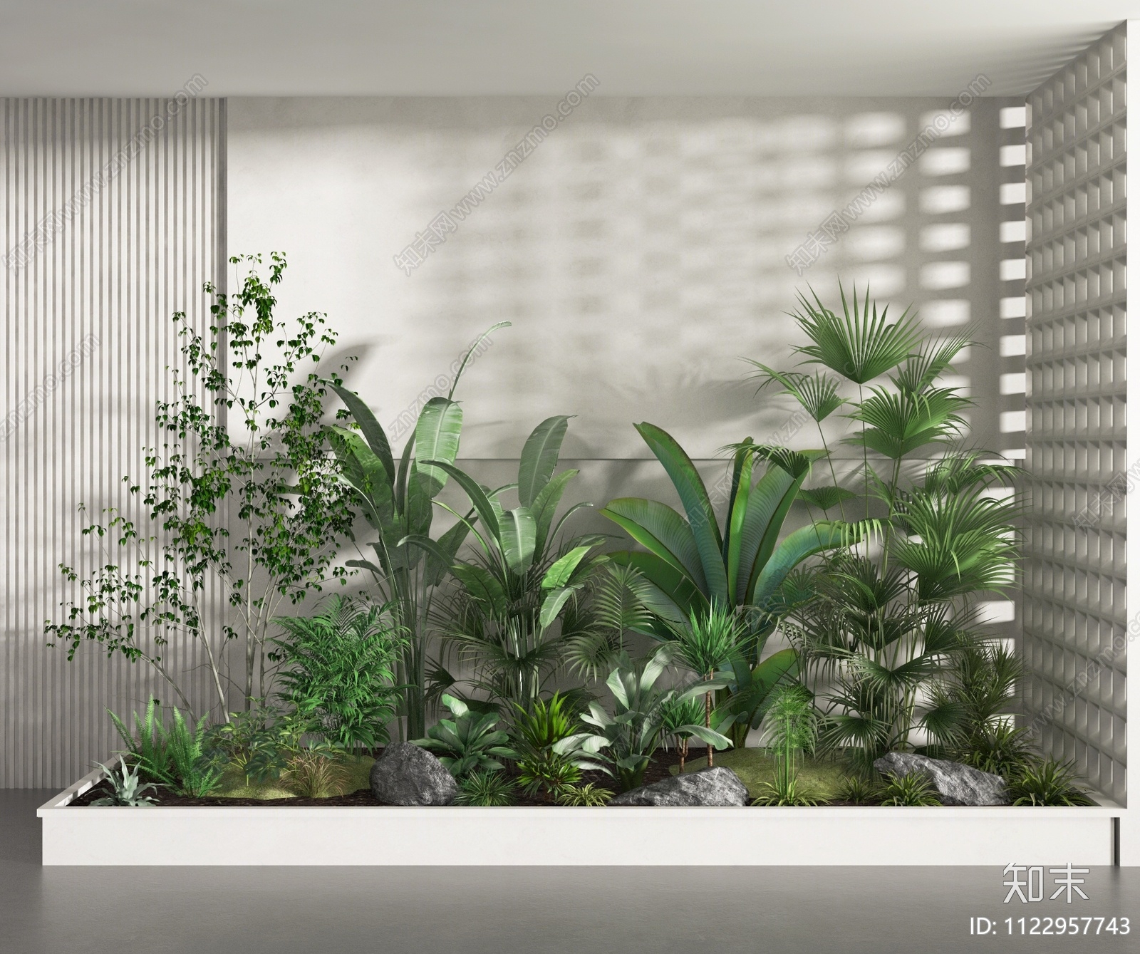 植物堆3D模型下载【ID:1122957743】