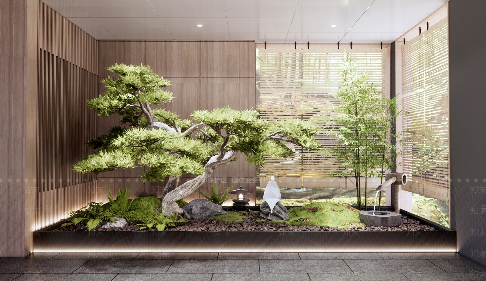 室内景观SU模型精品下载_SketchUp模型_知末网