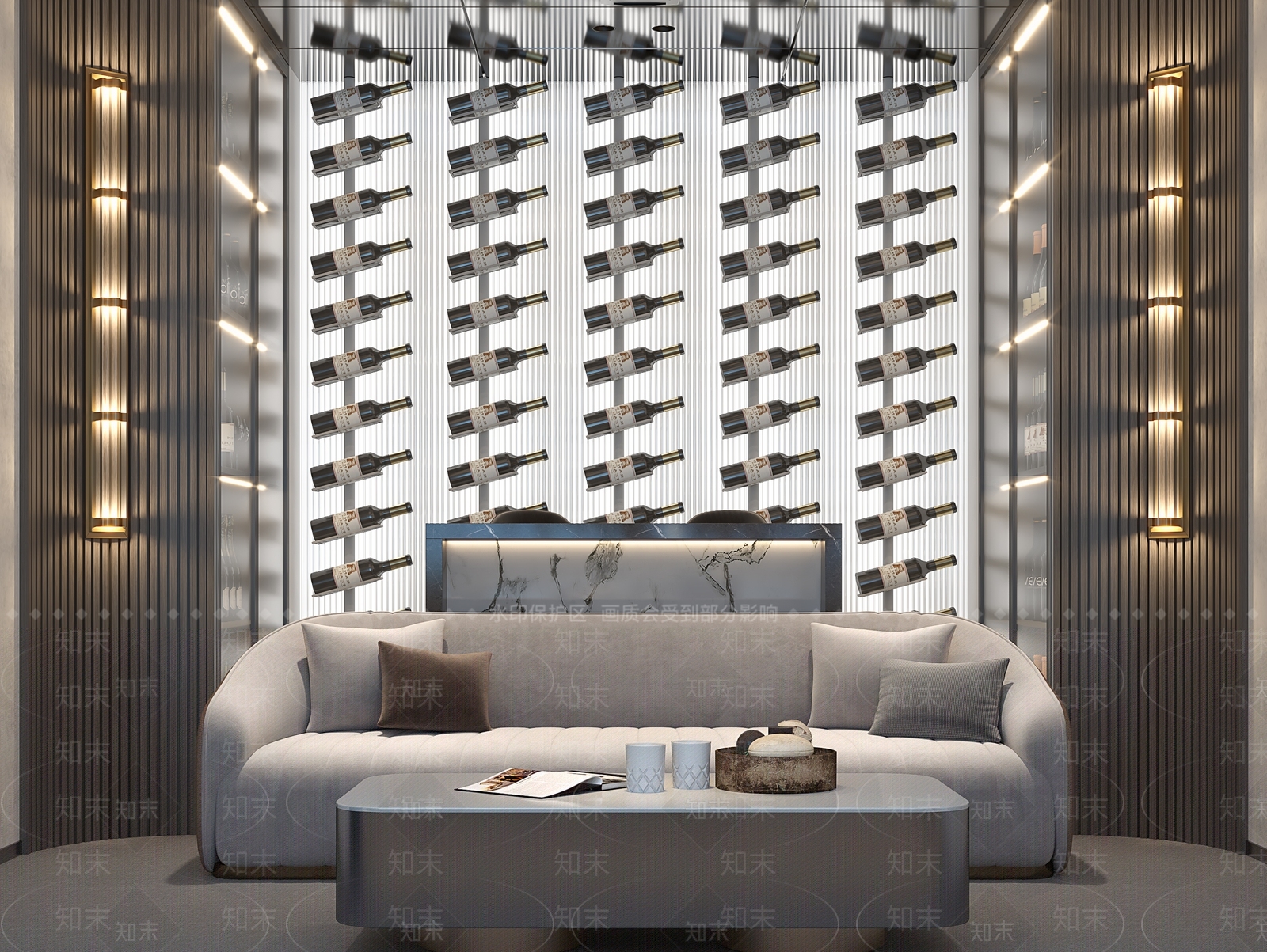 现代影视厅3D模型下载【ID:1122962187】