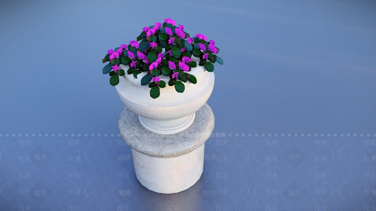 花钵SU模型下载【ID:1122976477】