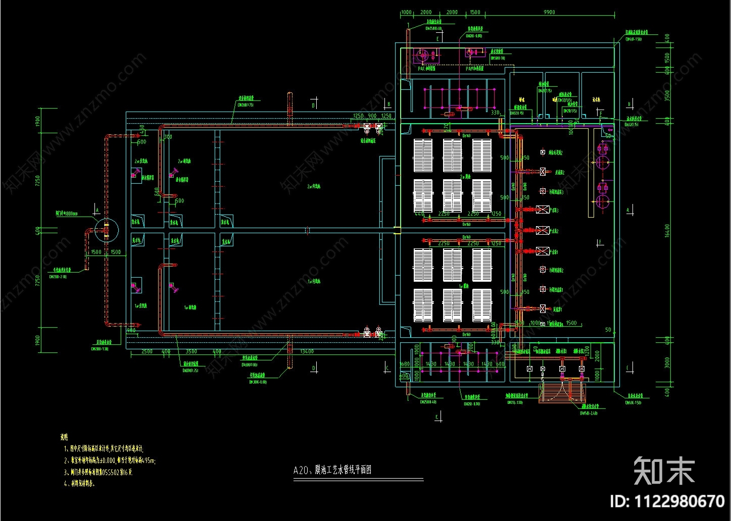 生cad施工图下载【ID:1122980670】