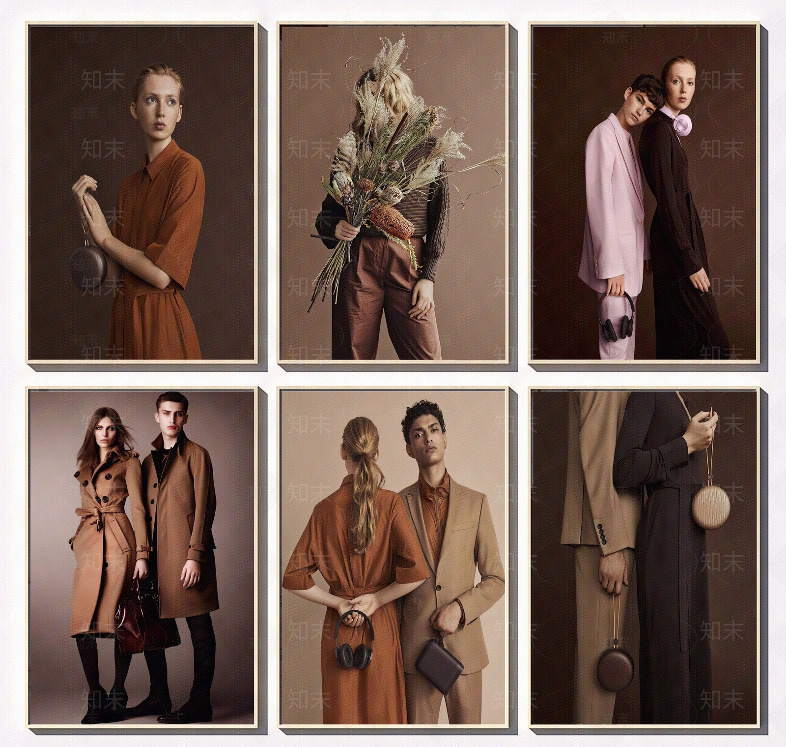 现代人物数字油画装饰画贴图下载【ID:1123076936】