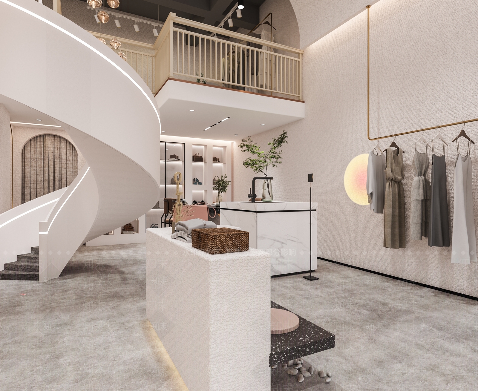侘寂女装店3D模型下载【ID:1122995769】