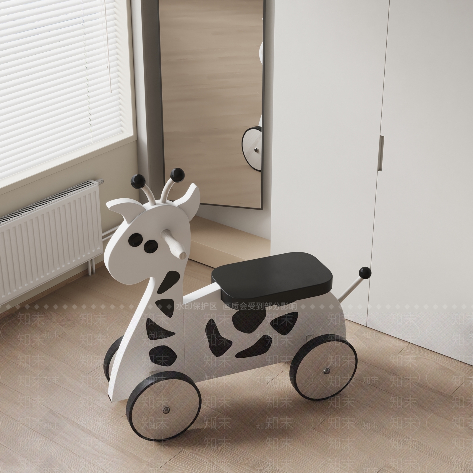 现代儿童木马3D模型下载【ID:1122997703】