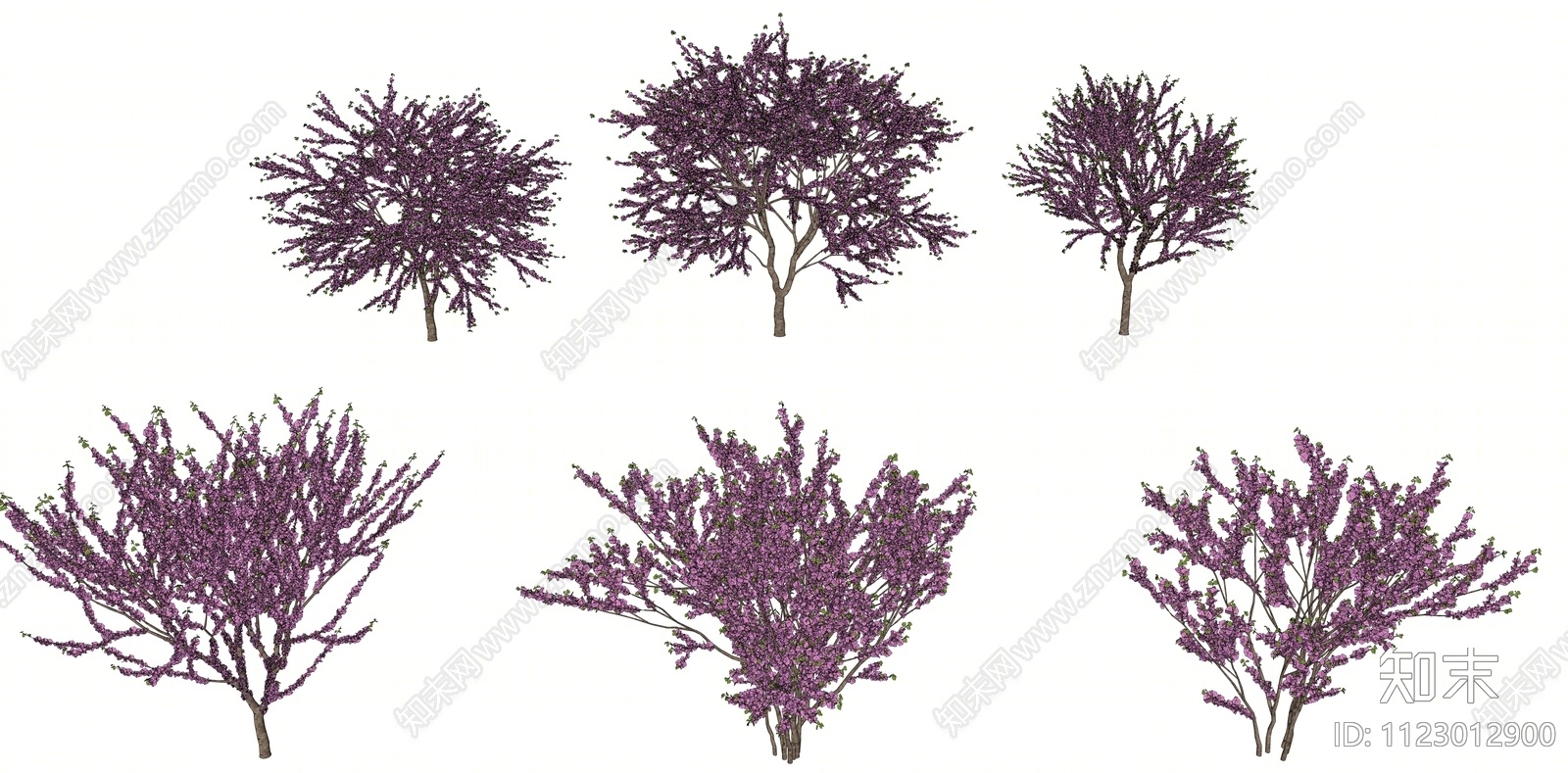 景观树木SU模型下载【ID:1123012900】