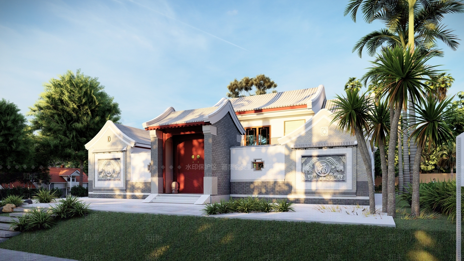 古建筑SU模型下载【ID:1189915506】