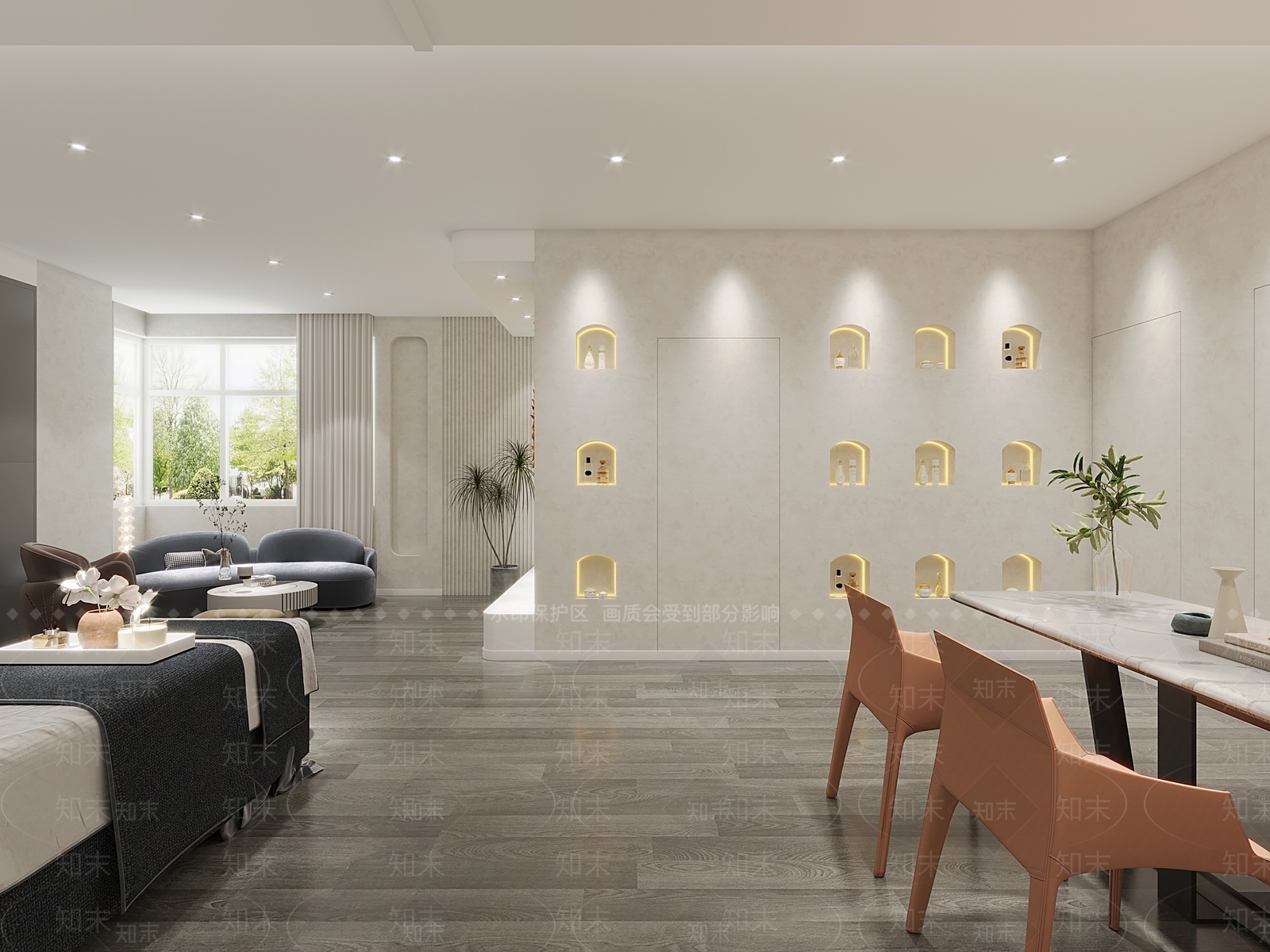 现代美容店3D模型下载【ID:1123125115】