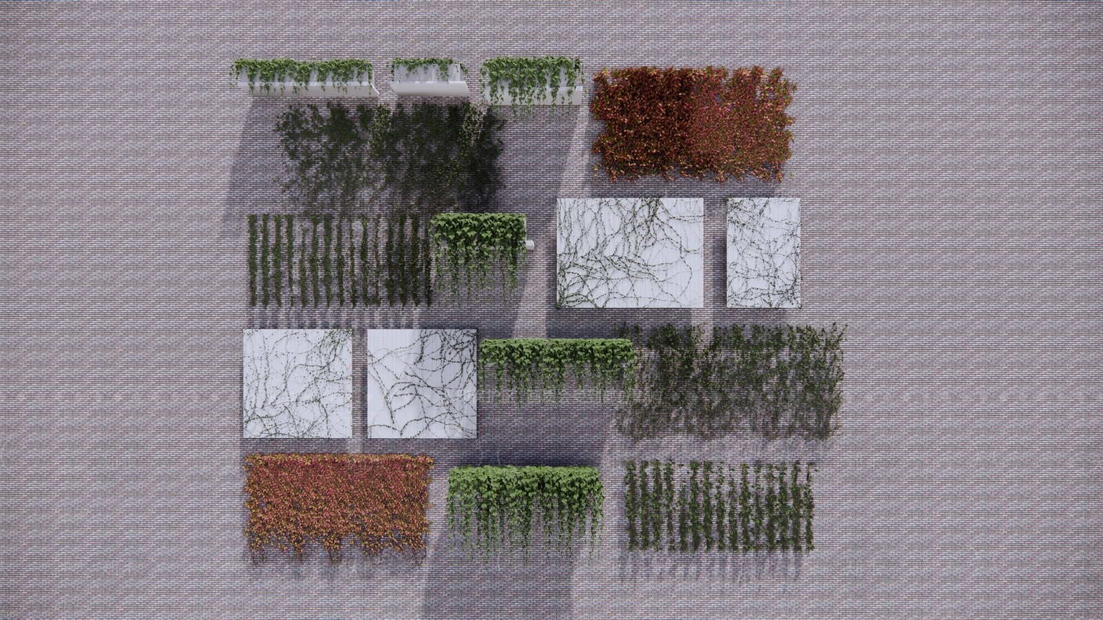 绿植墙SU模型下载【ID:1123136557】