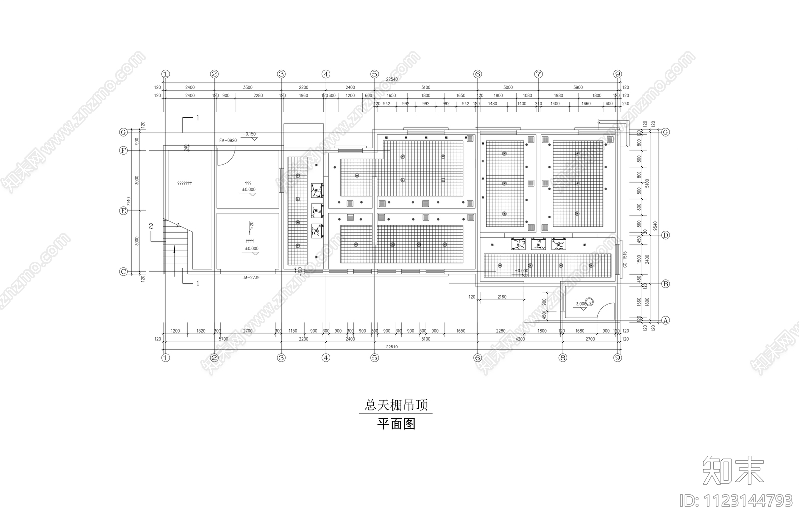 公共厕所装修施工图cad施工图下载【ID:1123144793】