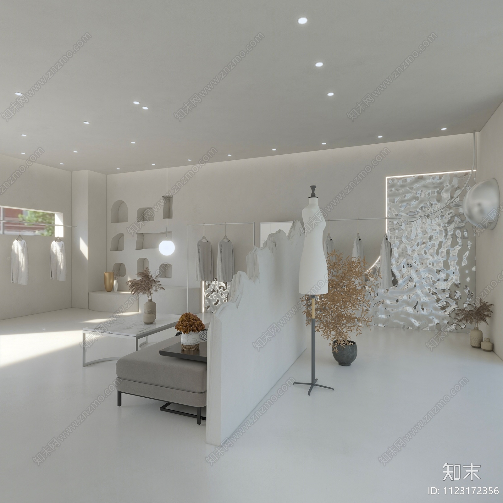 侘寂女装店3D模型下载【ID:1123172356】