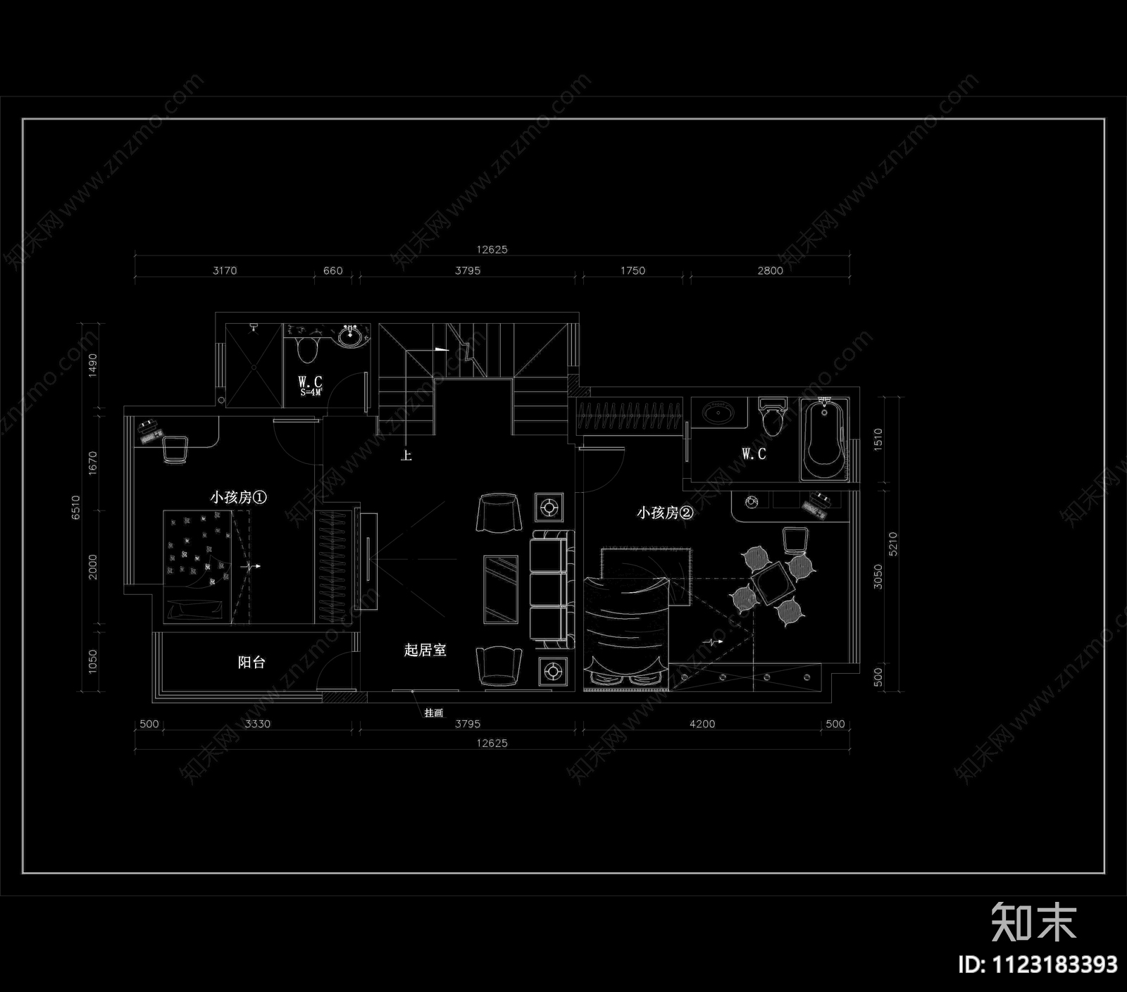 广东中山凯茵新城别墅cad施工图下载【ID:1123183393】