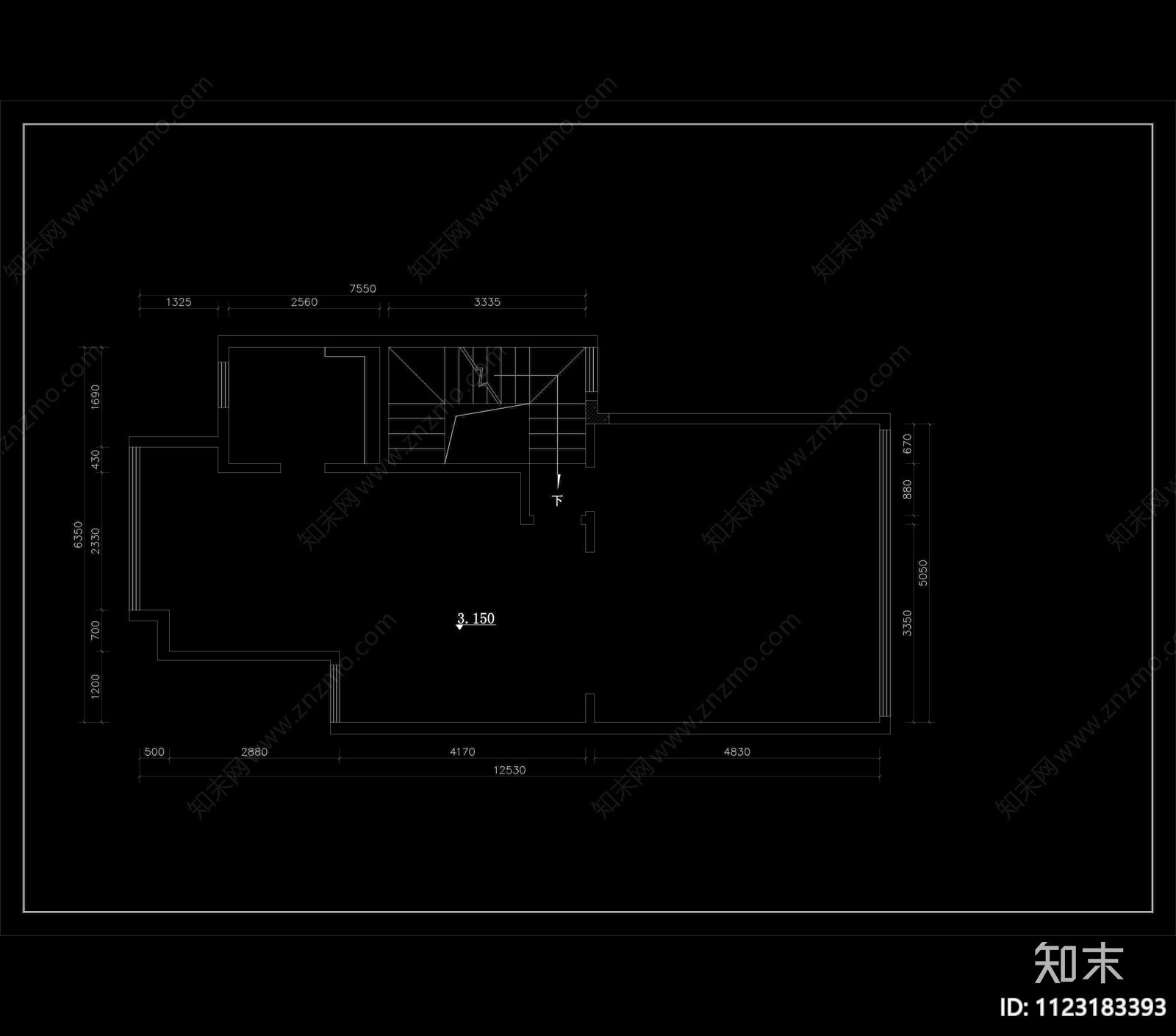 广东中山凯茵新城别墅cad施工图下载【ID:1123183393】