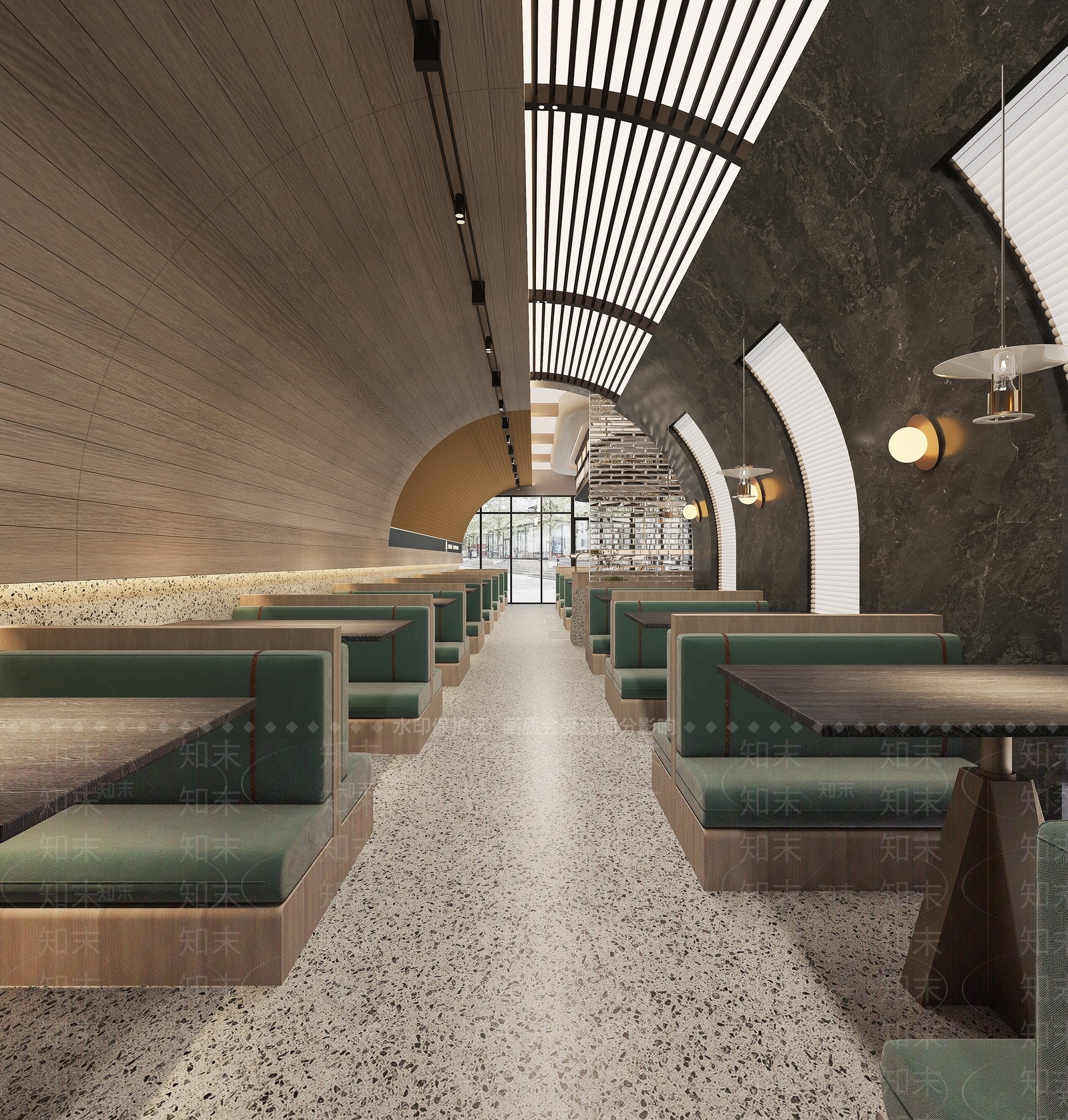 现代烤肉店3D模型下载【ID:1123196151】